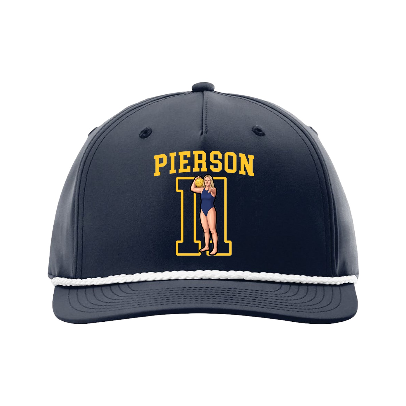 Five-Panel Classic Rope Cap — Shirsey in Navy