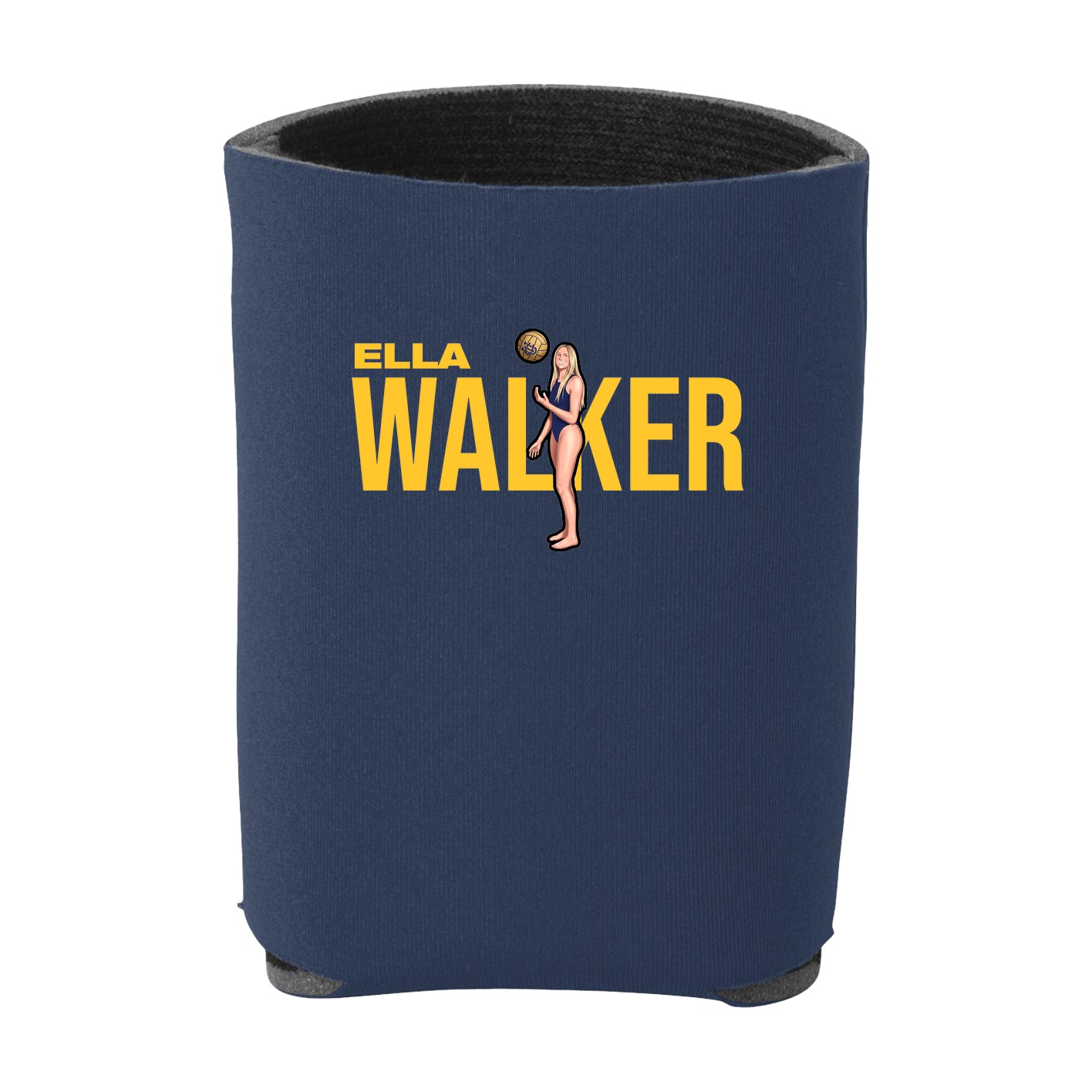 Can Holder — Player Name in Navy