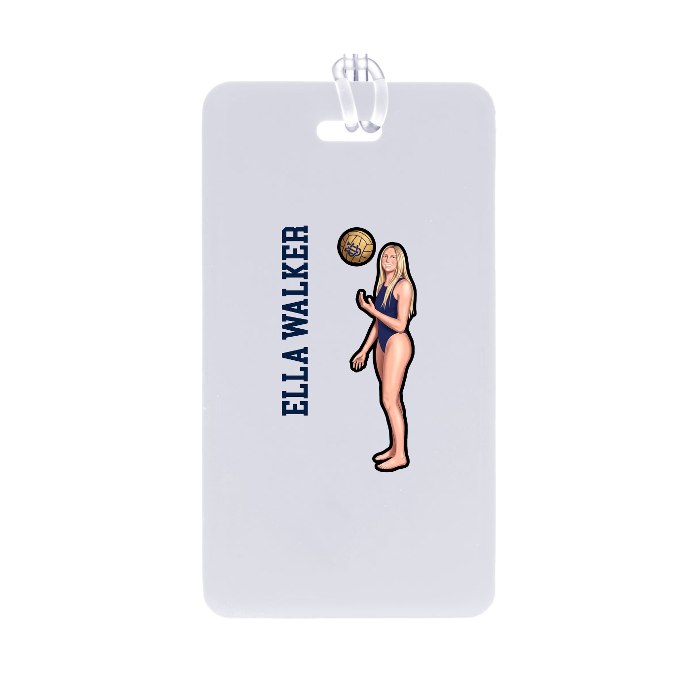 Bag Tag — Name Vertical in Classic