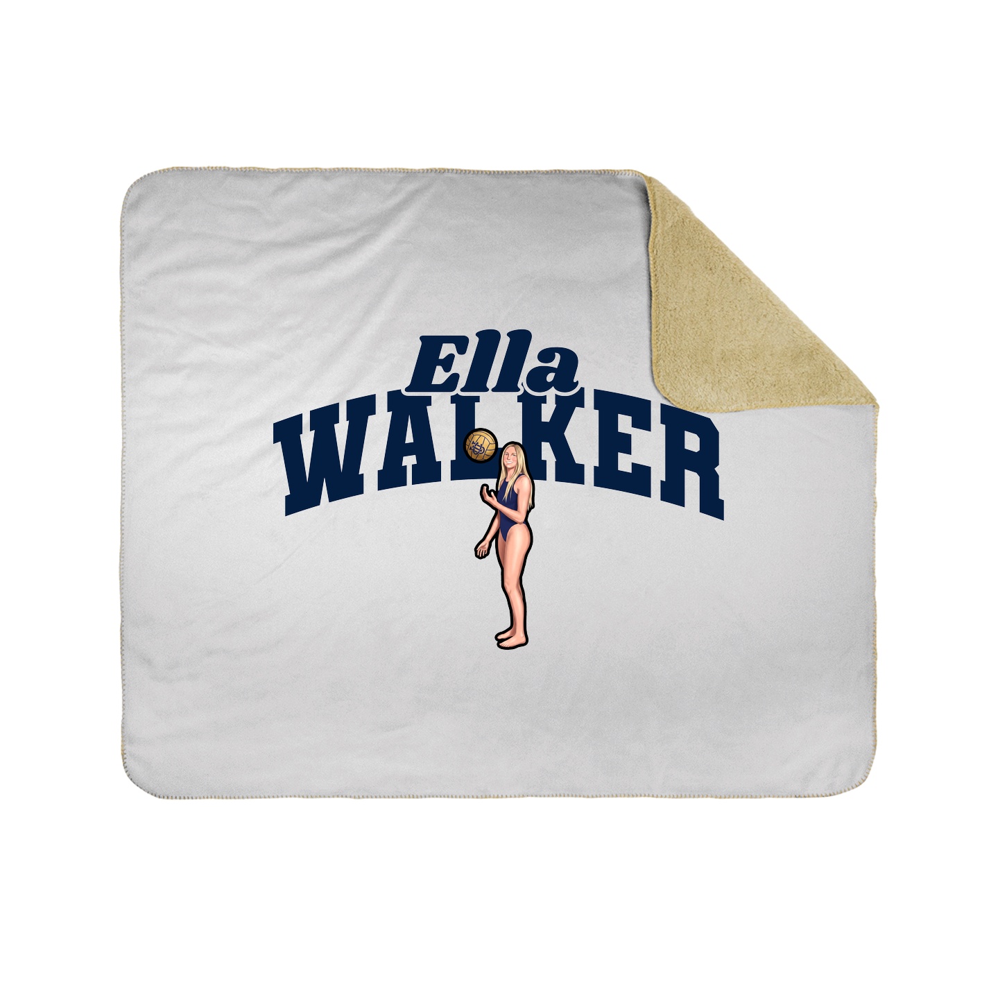 Throw Blanket — Signature Arch in White