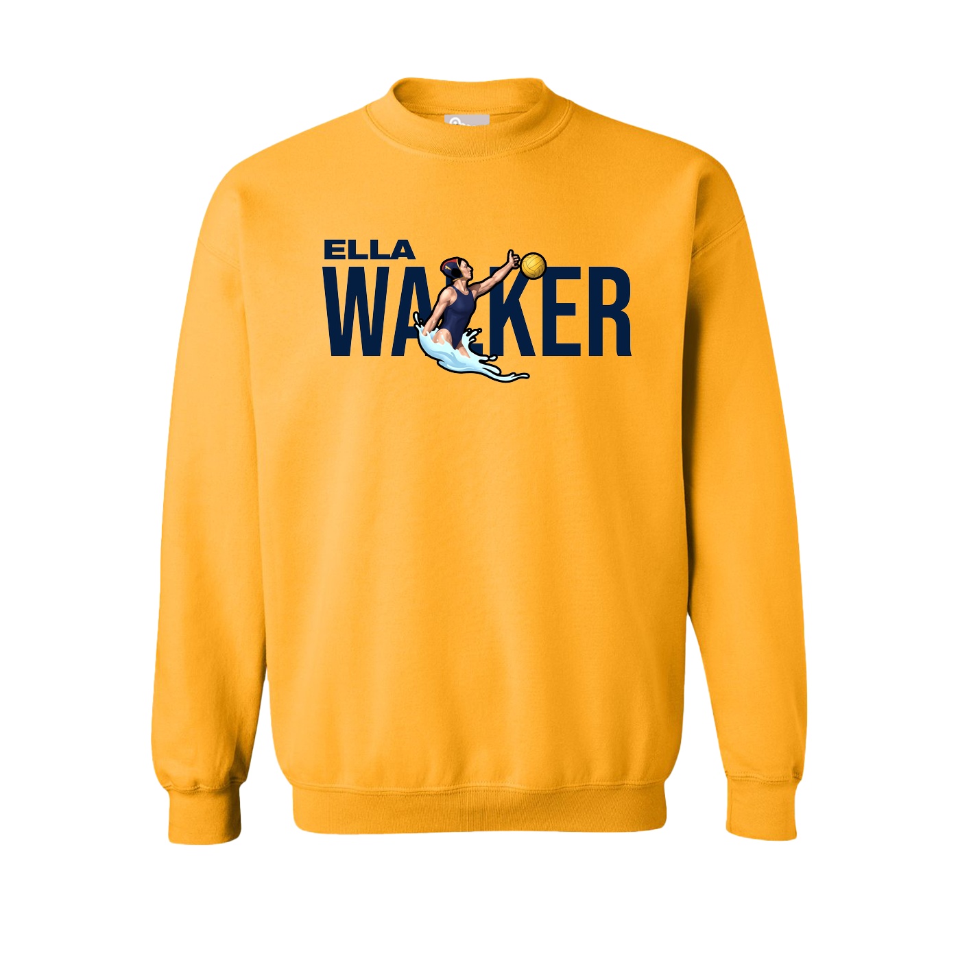 Fleece Crew — Player Name in Gold