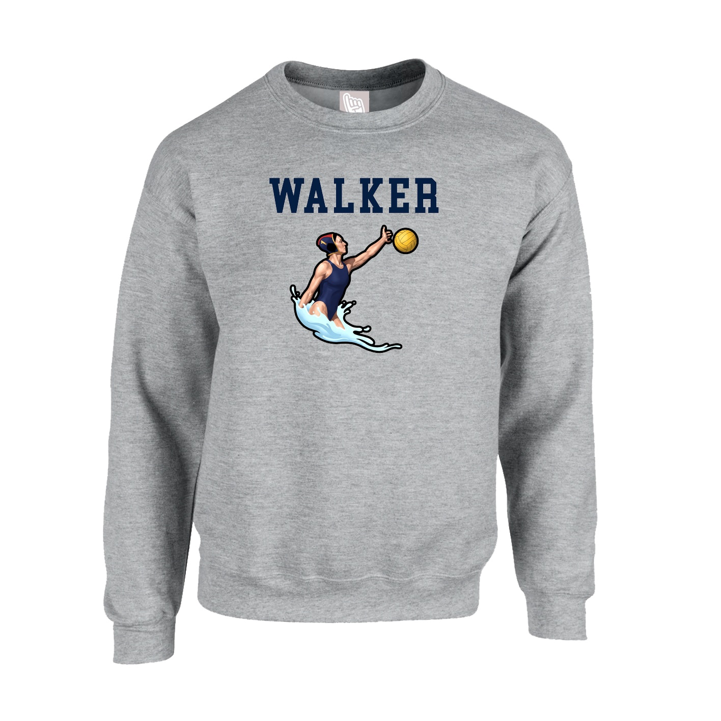 Fleece Crew — Shirsey in Grey