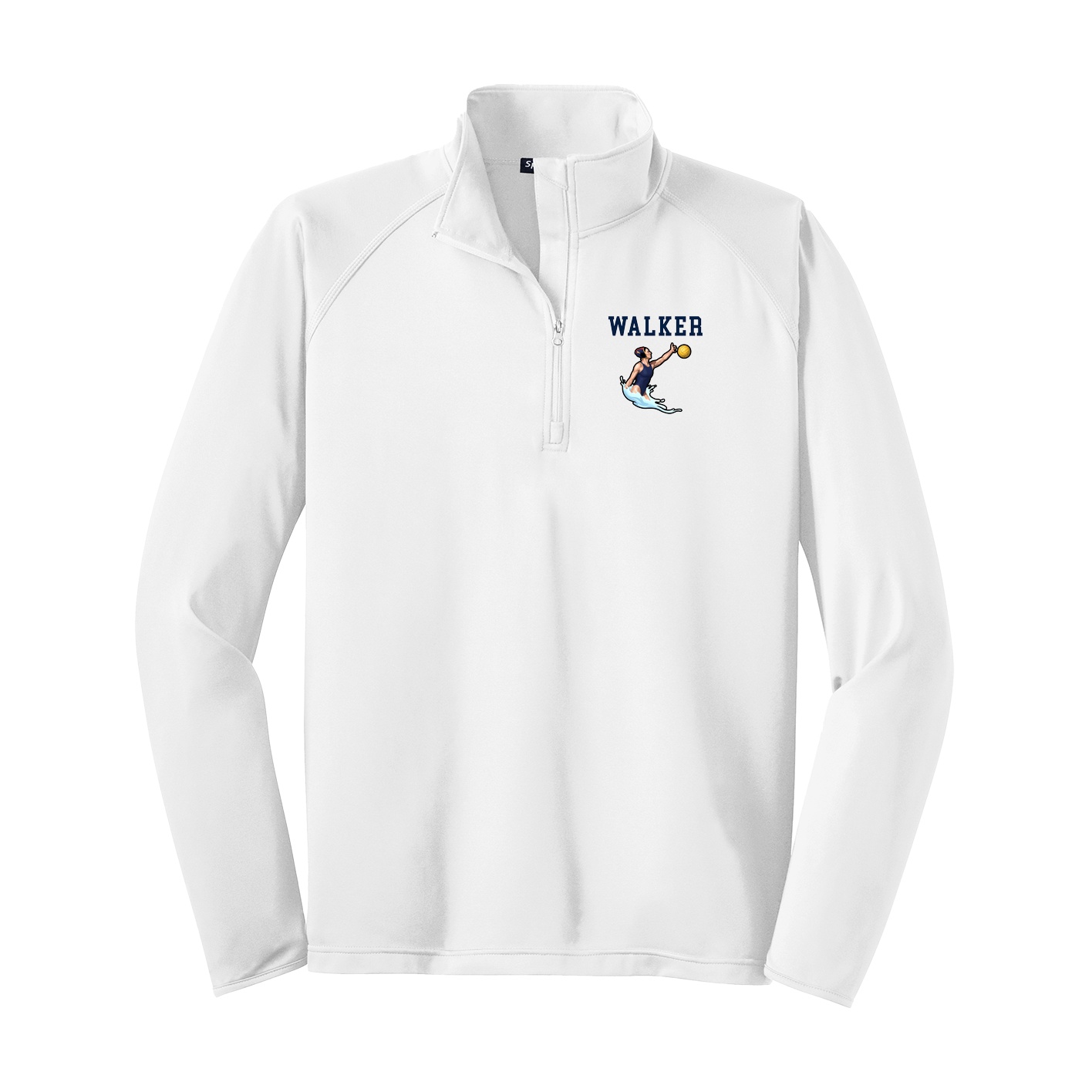 Q-Zip Pullover — Shirsey in White