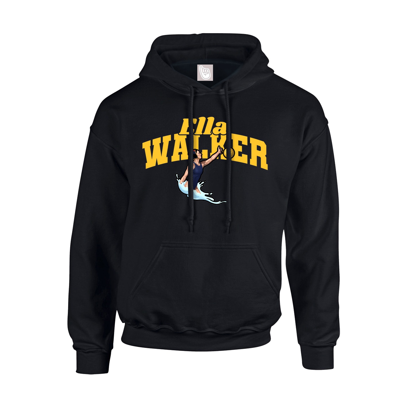 Youth Hoodie — Signature Arch in Black