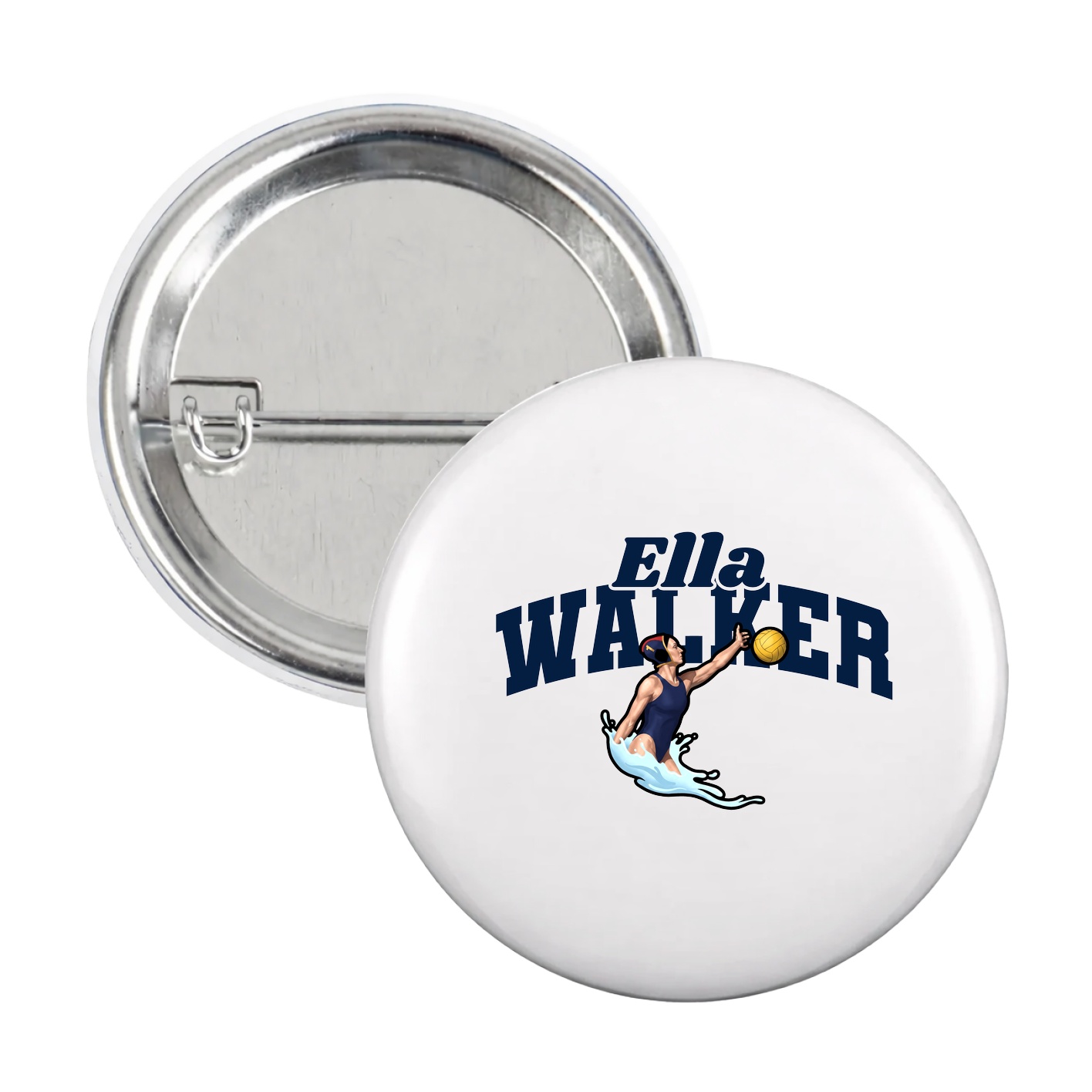 Game Day Button — Signature Arch in White