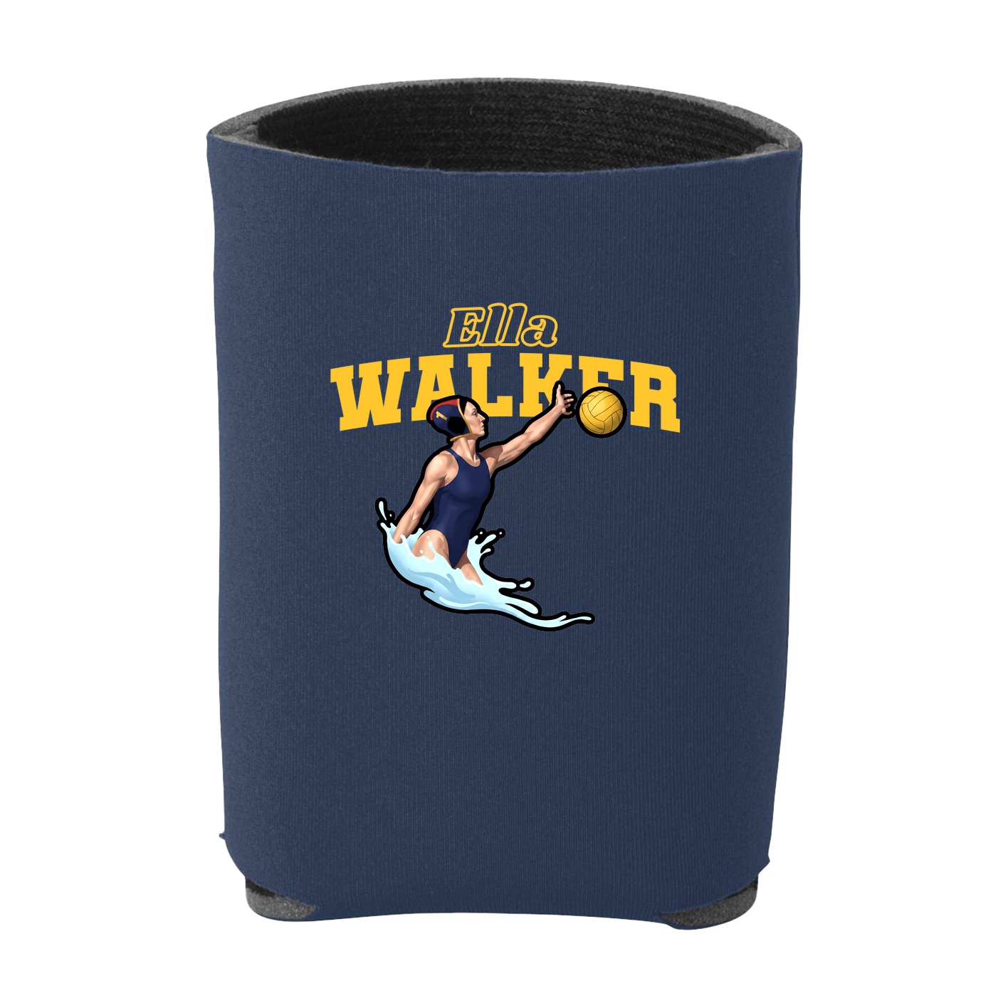 Can Holder — Name Arch in Navy