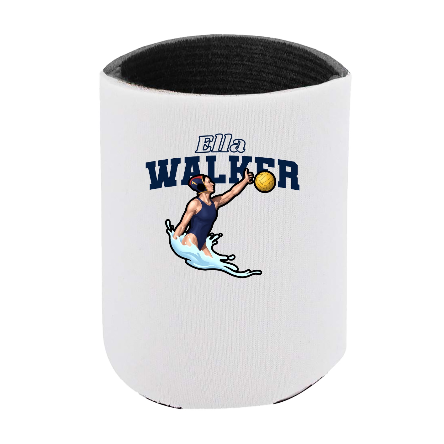Can Holder — Name Arch in White