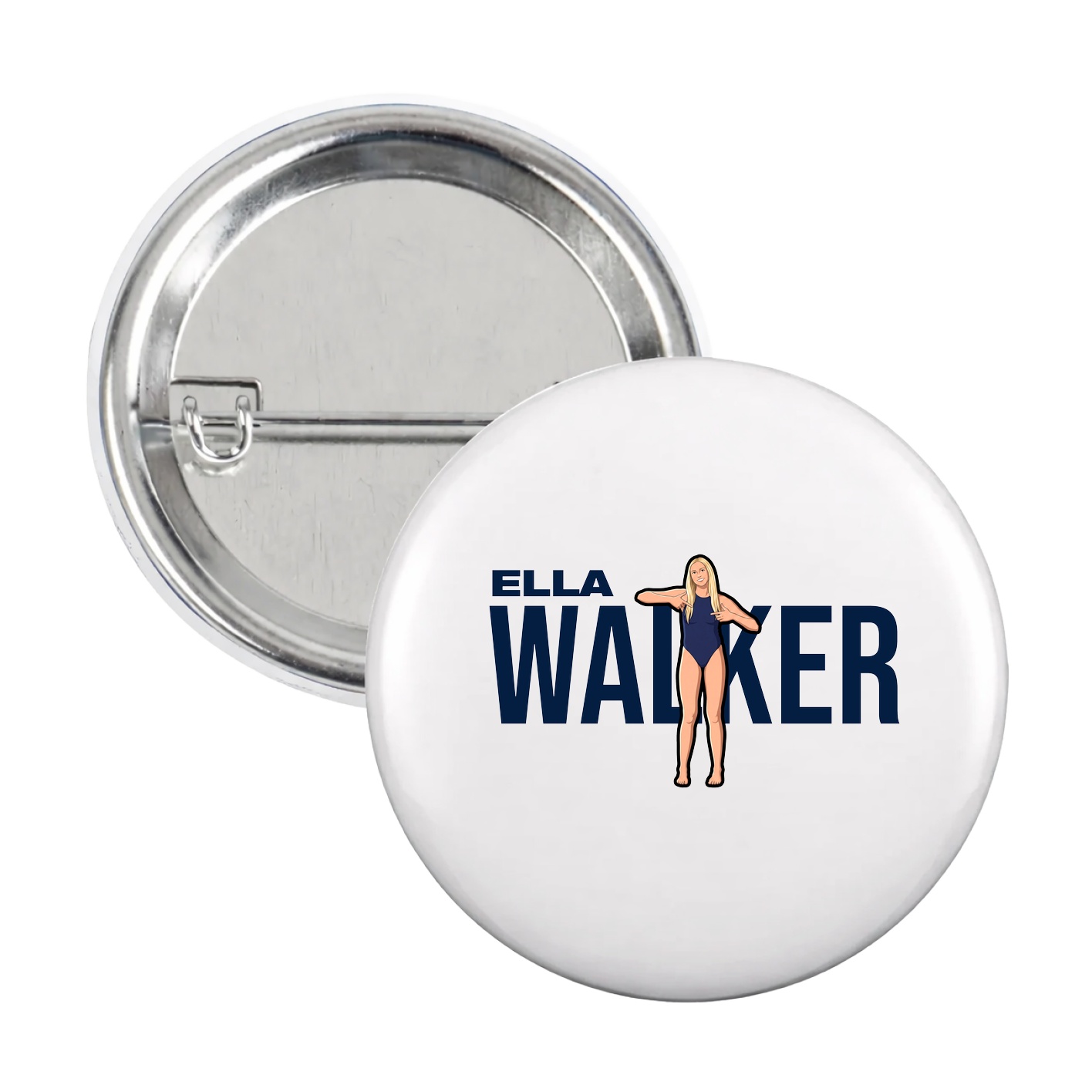 Game Day Button — Player Name in White