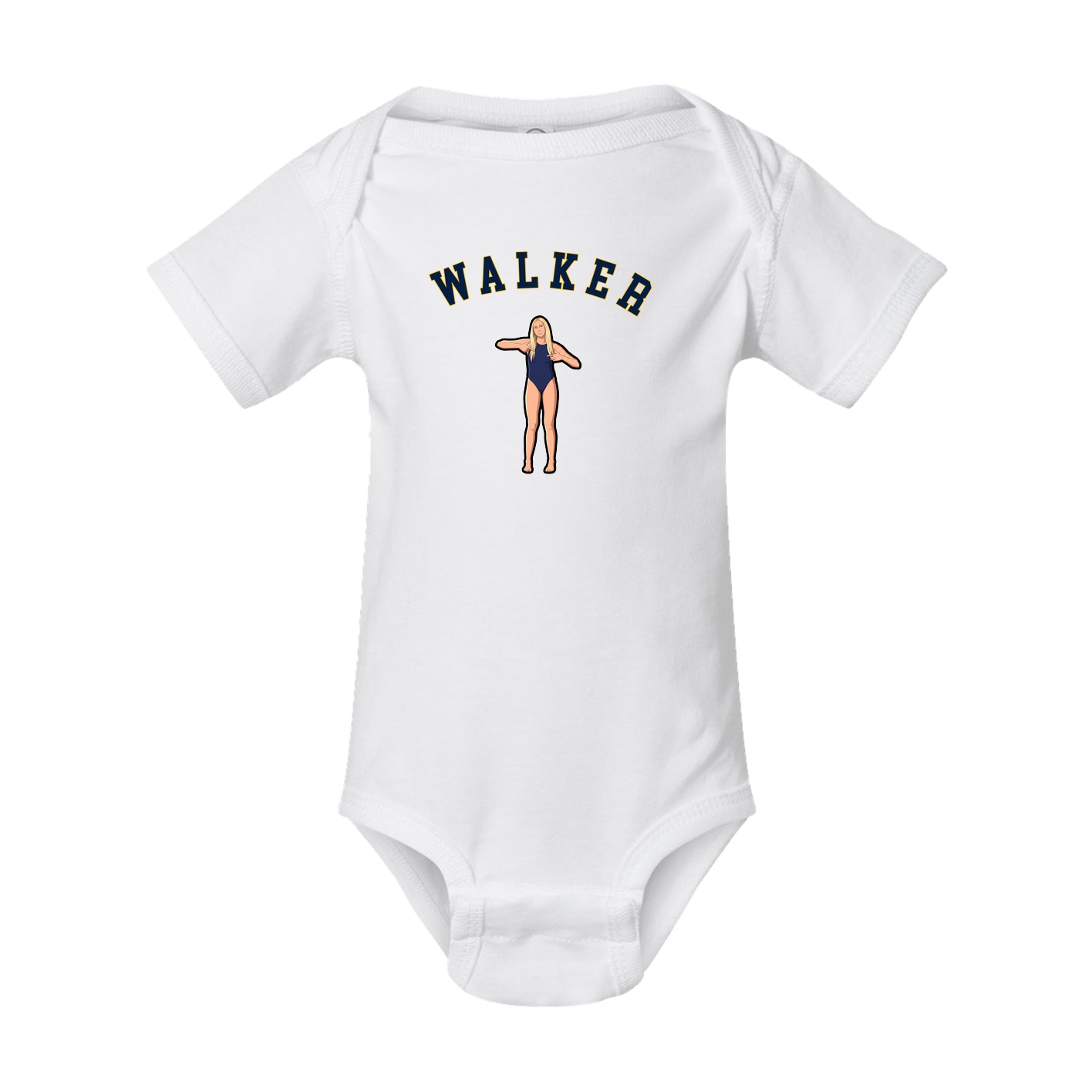 Baby Onesie — Shirsey Arch in White