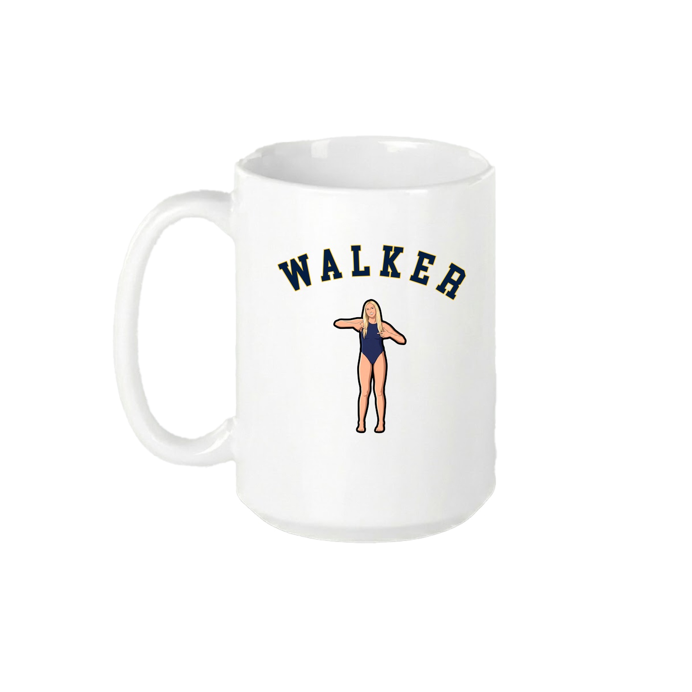 15oz Coffee Mug — Shirsey Arch in White