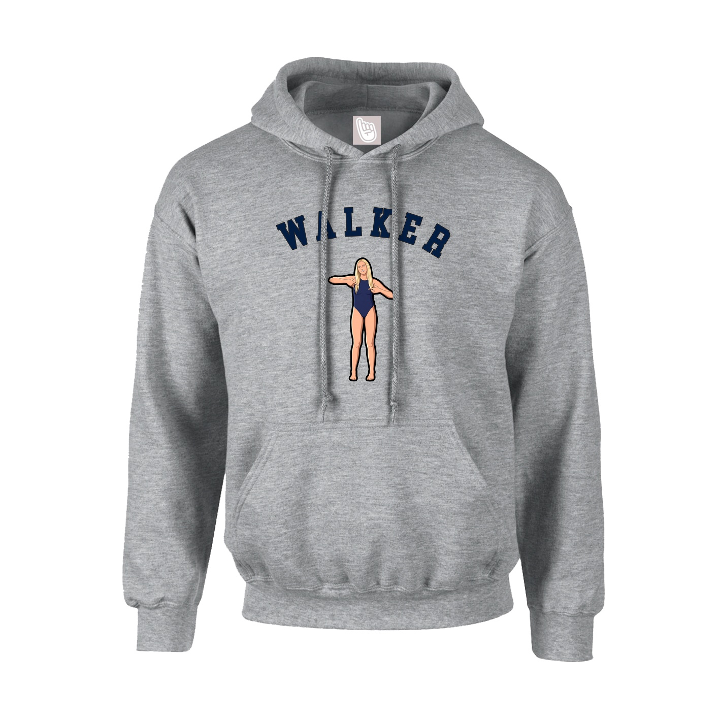 Youth Hoodie — Shirsey Arch in Grey