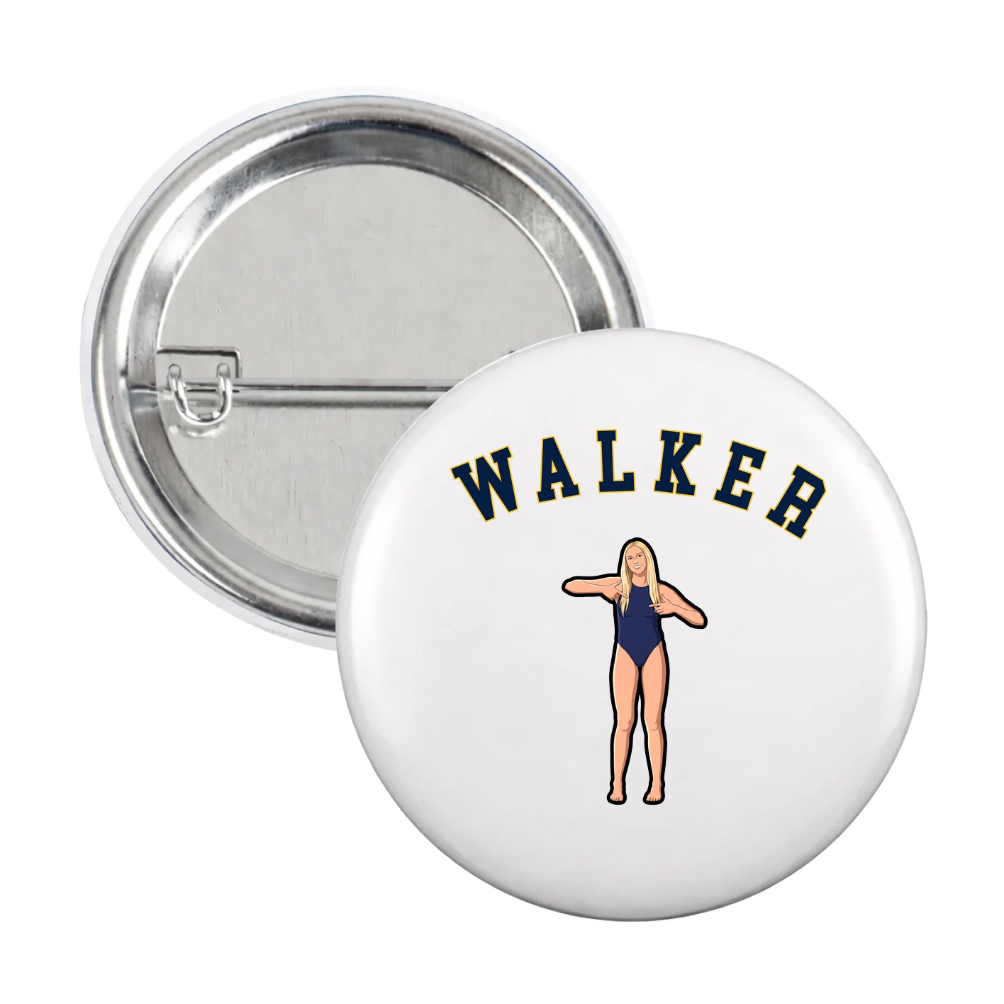Game Day Button — Shirsey Arch in White