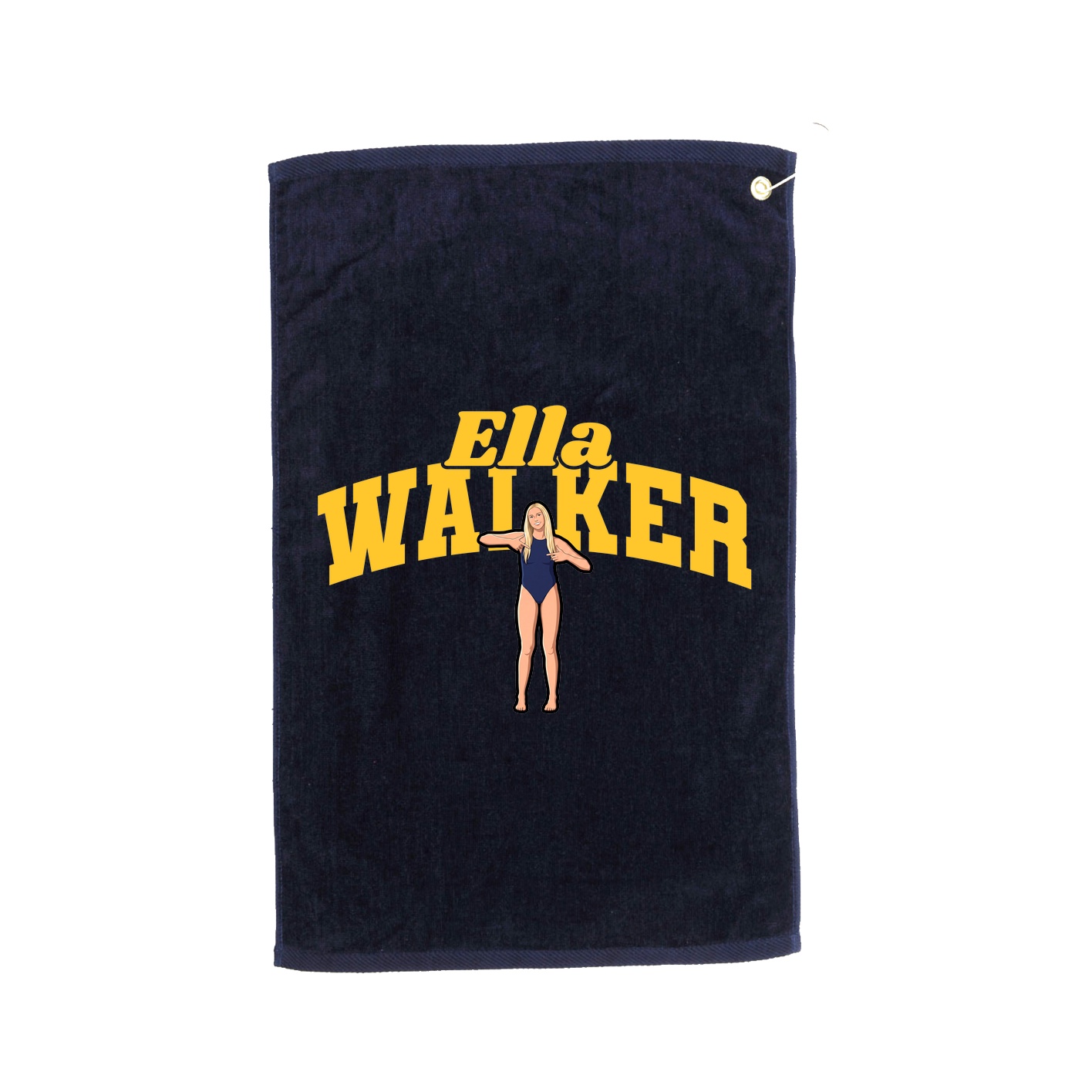 Golf Towel — Signature Arch in Navy