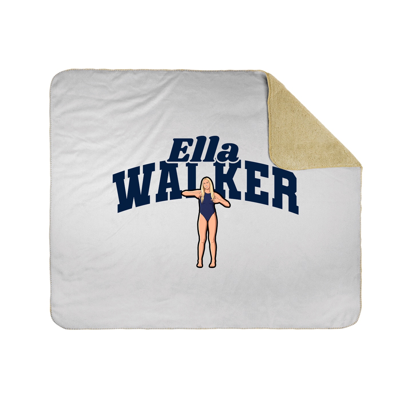 Throw Blanket — Signature Arch in White