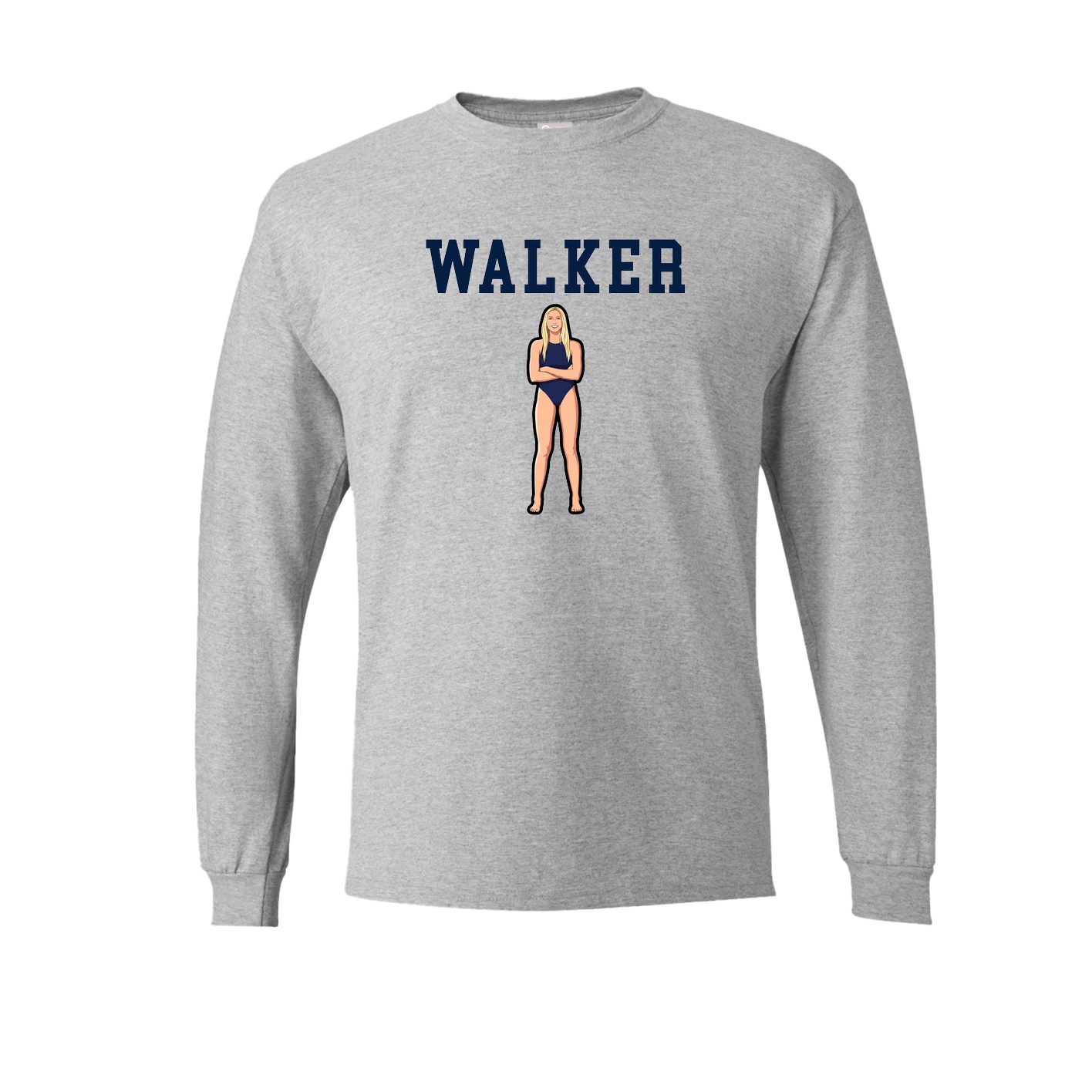 Long Sleeve Tee — Shirsey in Grey