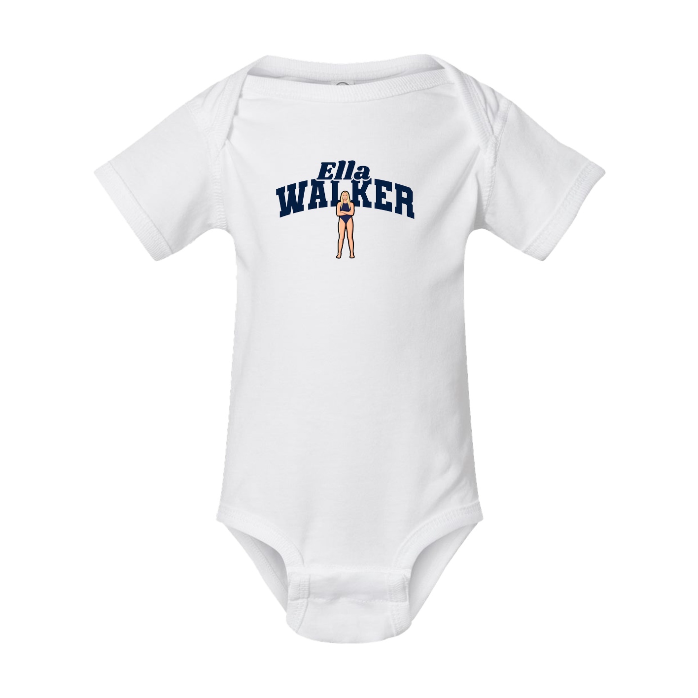 Baby Onesie — Signature Arch in White