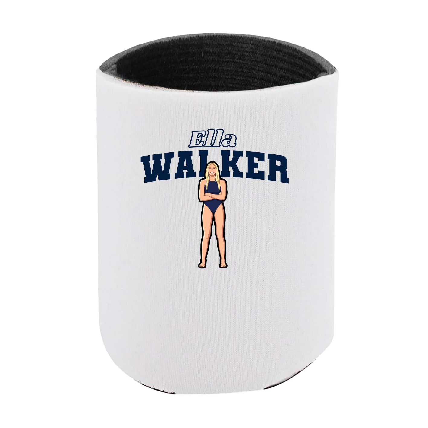 Can Holder — Name Arch in White