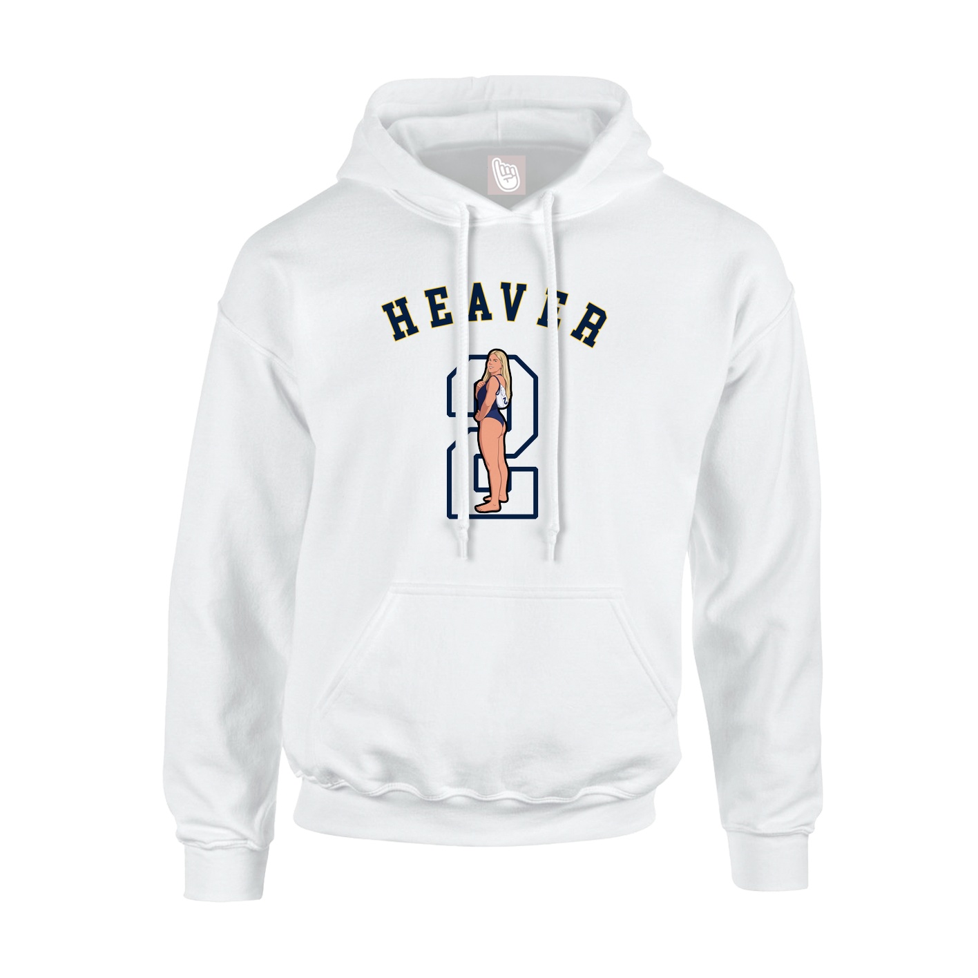 Youth Hoodie — Shirsey Arch in White