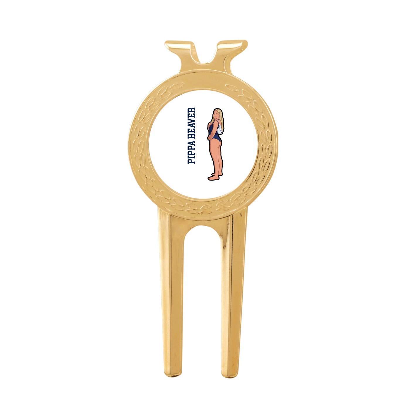 Divot Tool with Ball Marker — Name Vertical in Classic