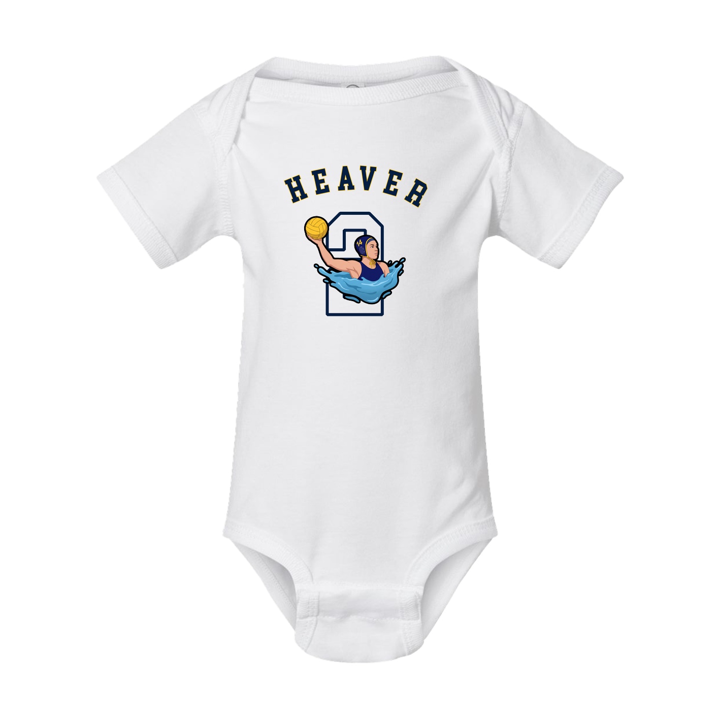 Baby Onesie — Shirsey Arch in White