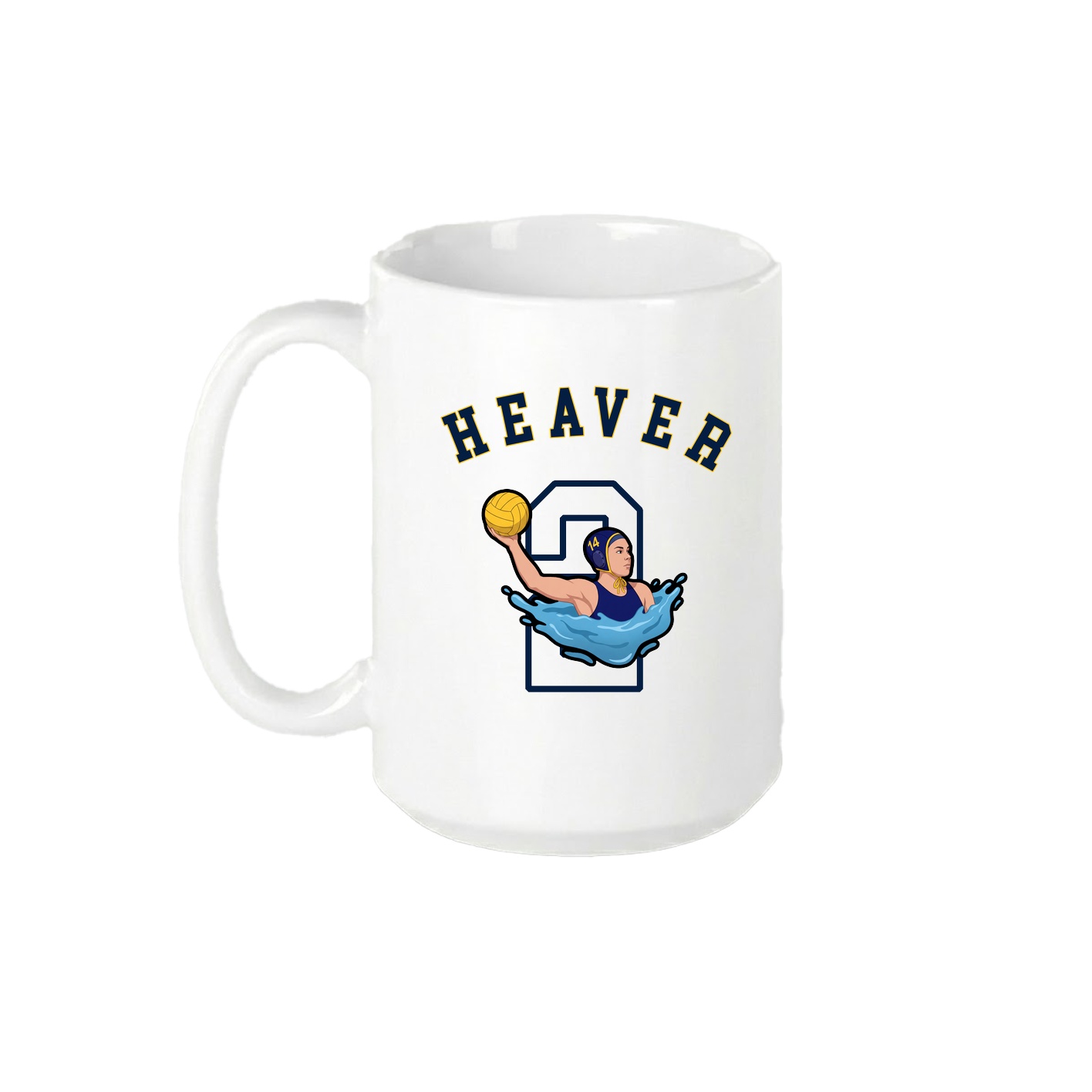 15oz Coffee Mug — Shirsey Arch in White