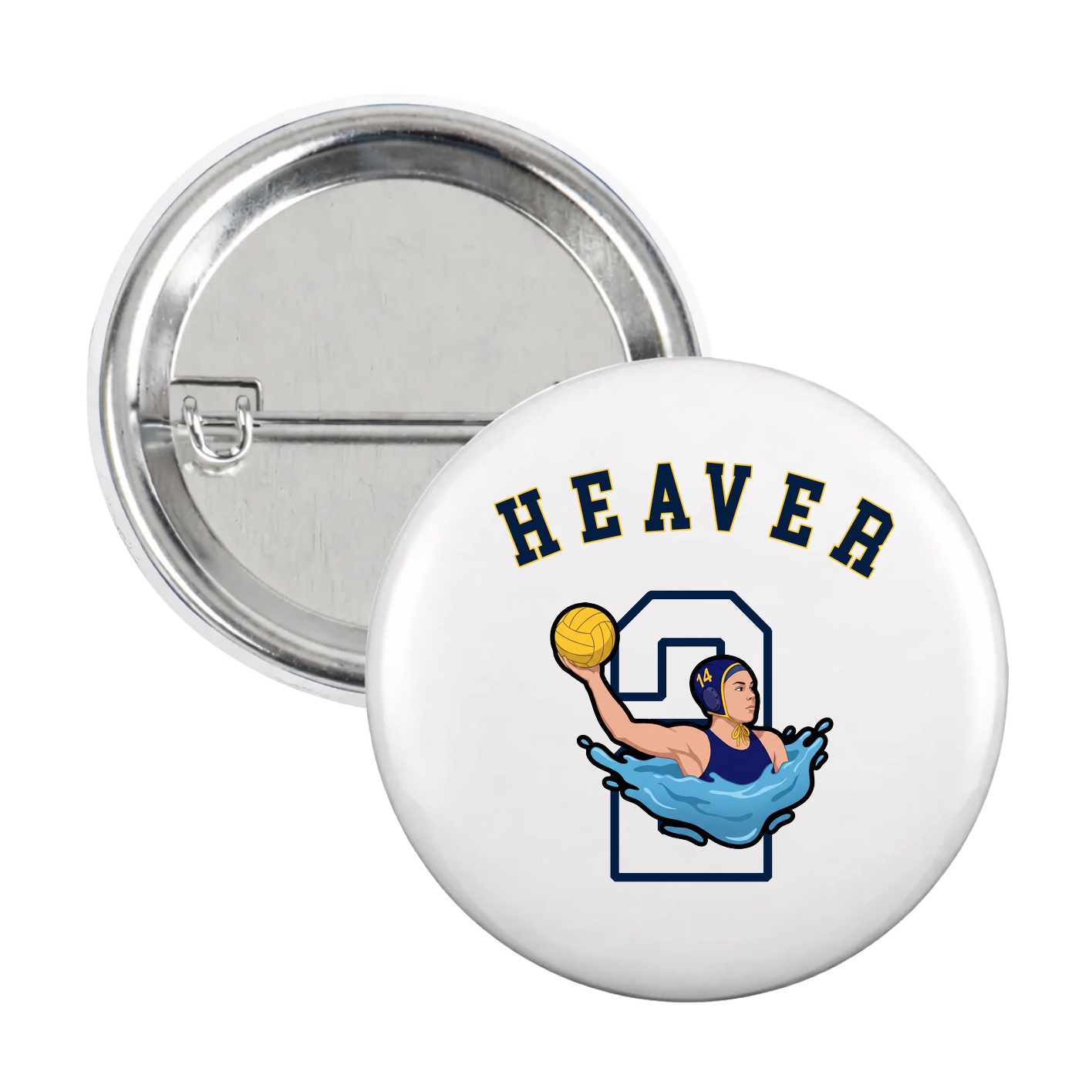 Game Day Button — Shirsey Arch in White
