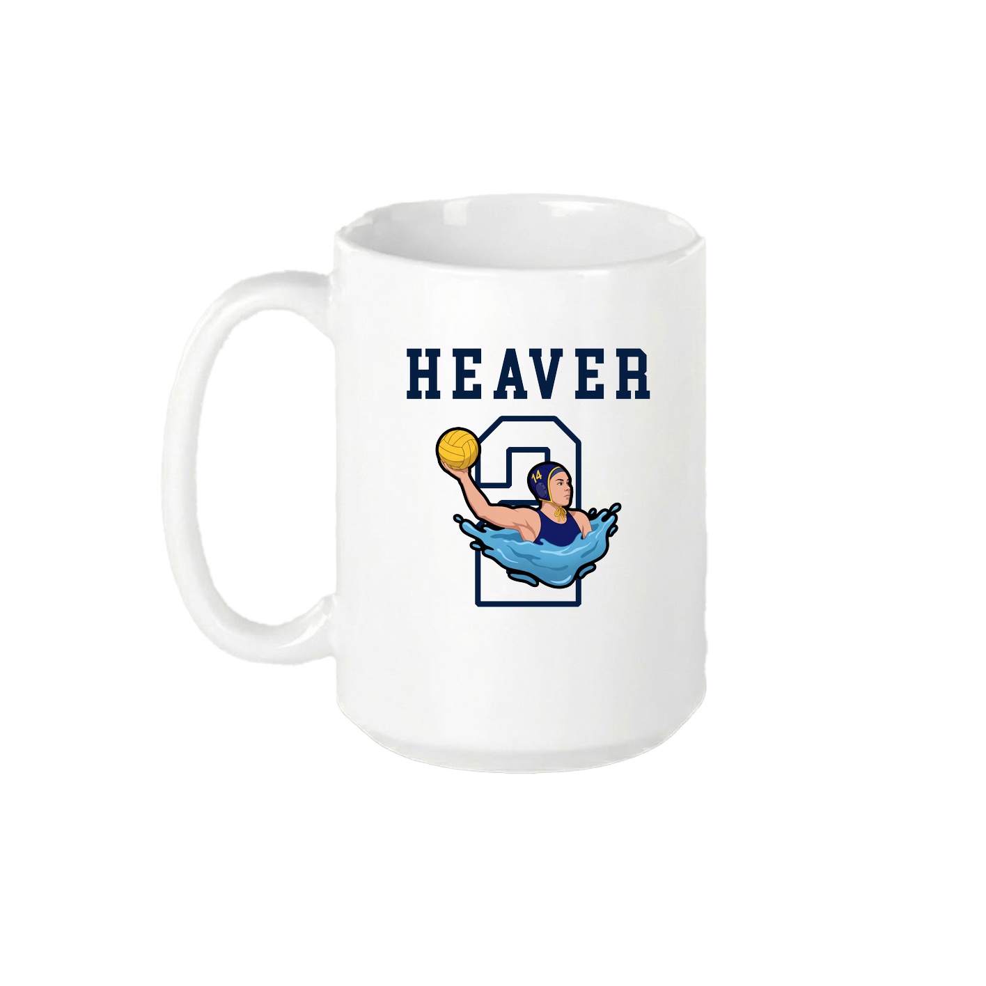 15oz Coffee Mug — Shirsey in White