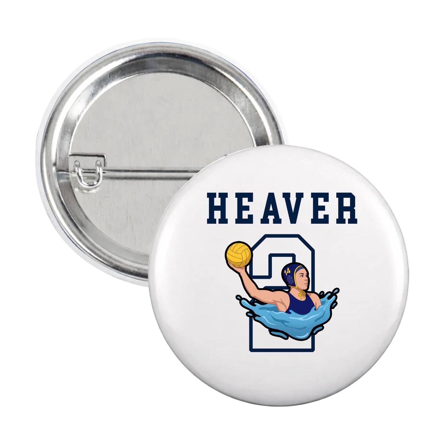 Game Day Button — Shirsey in White