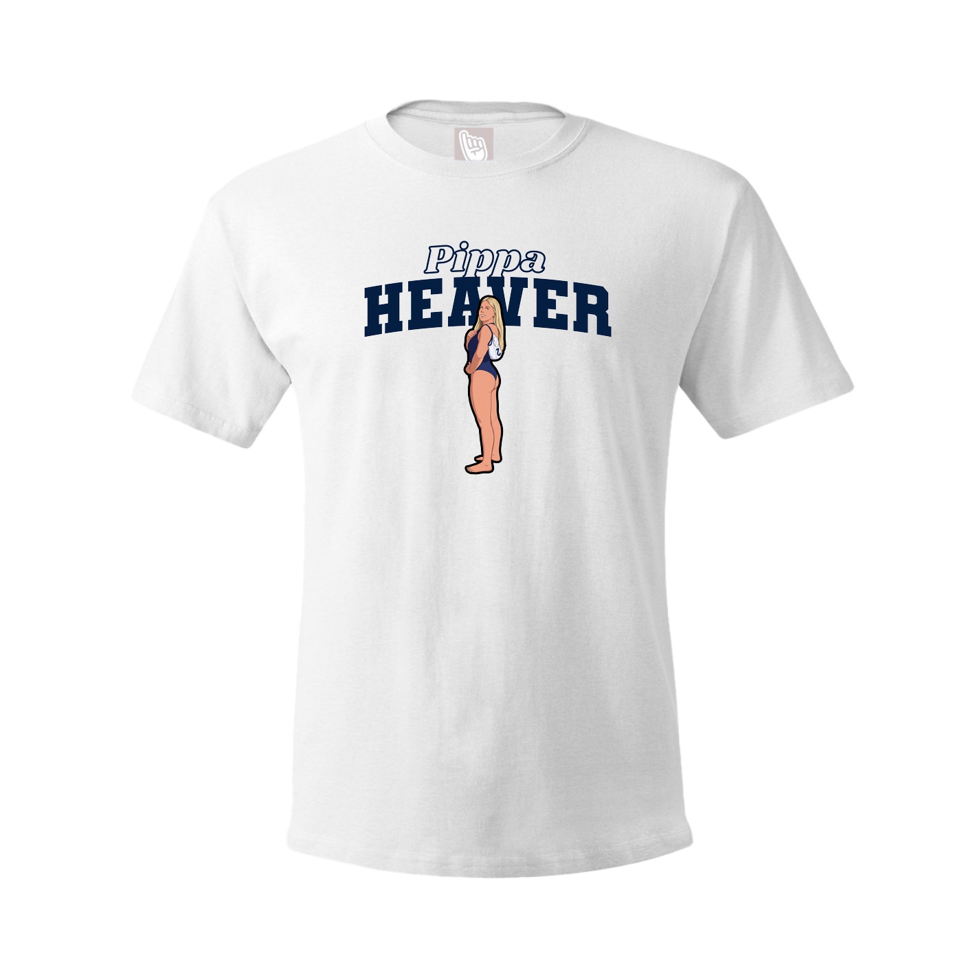 Youth Tee — Name Arch in White