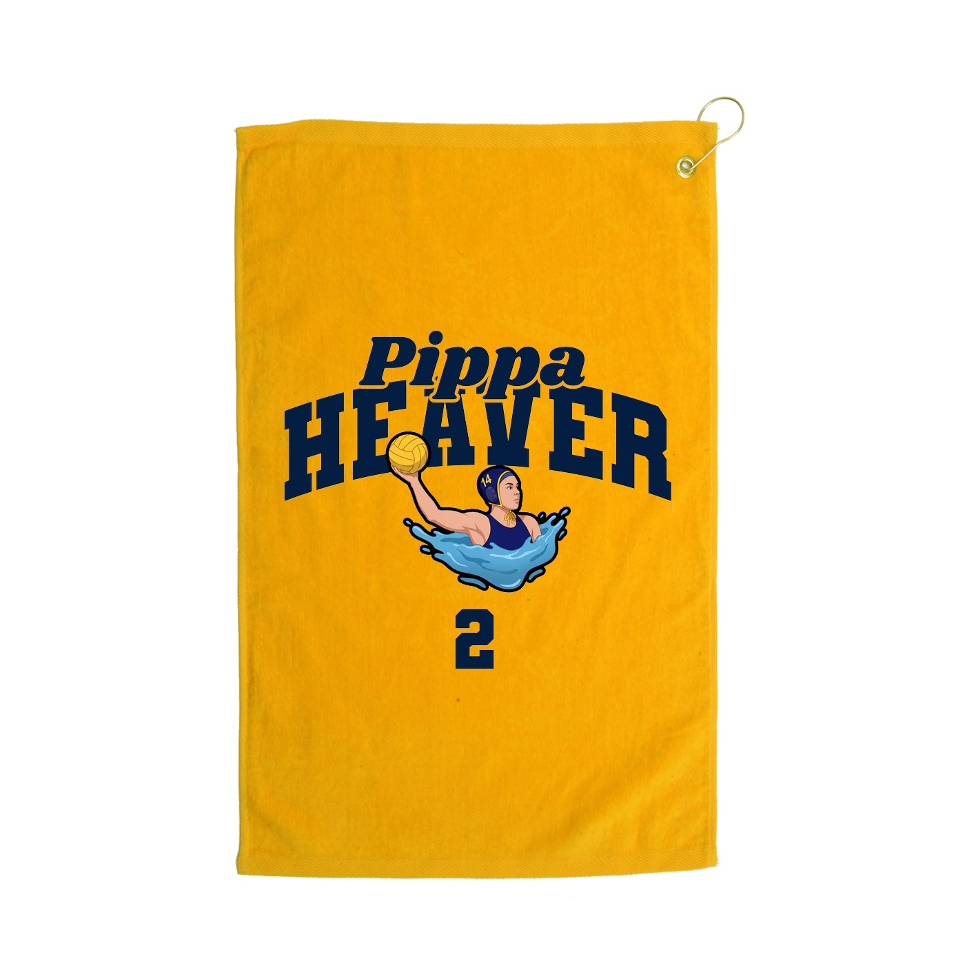 Golf Towel — Signature Arch in Gold