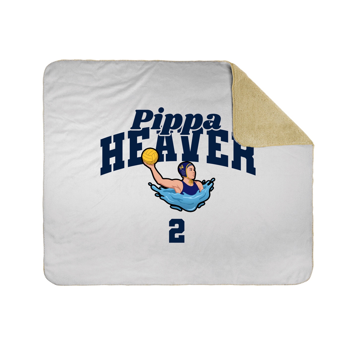 Throw Blanket — Signature Arch in White