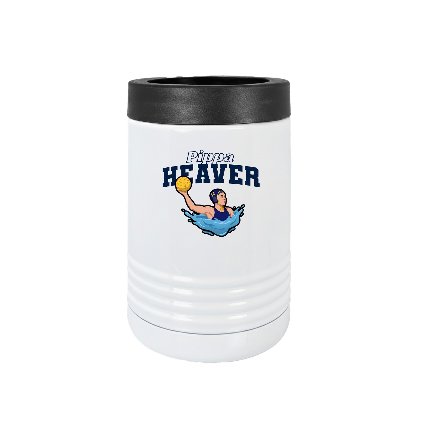 Beverage Holder — Name Arch in White