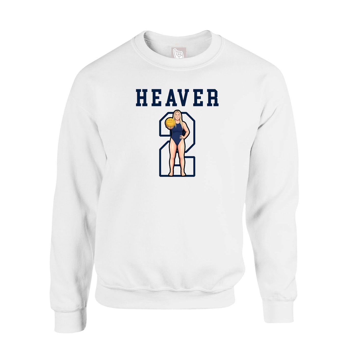 Fleece Crew — Shirsey in White