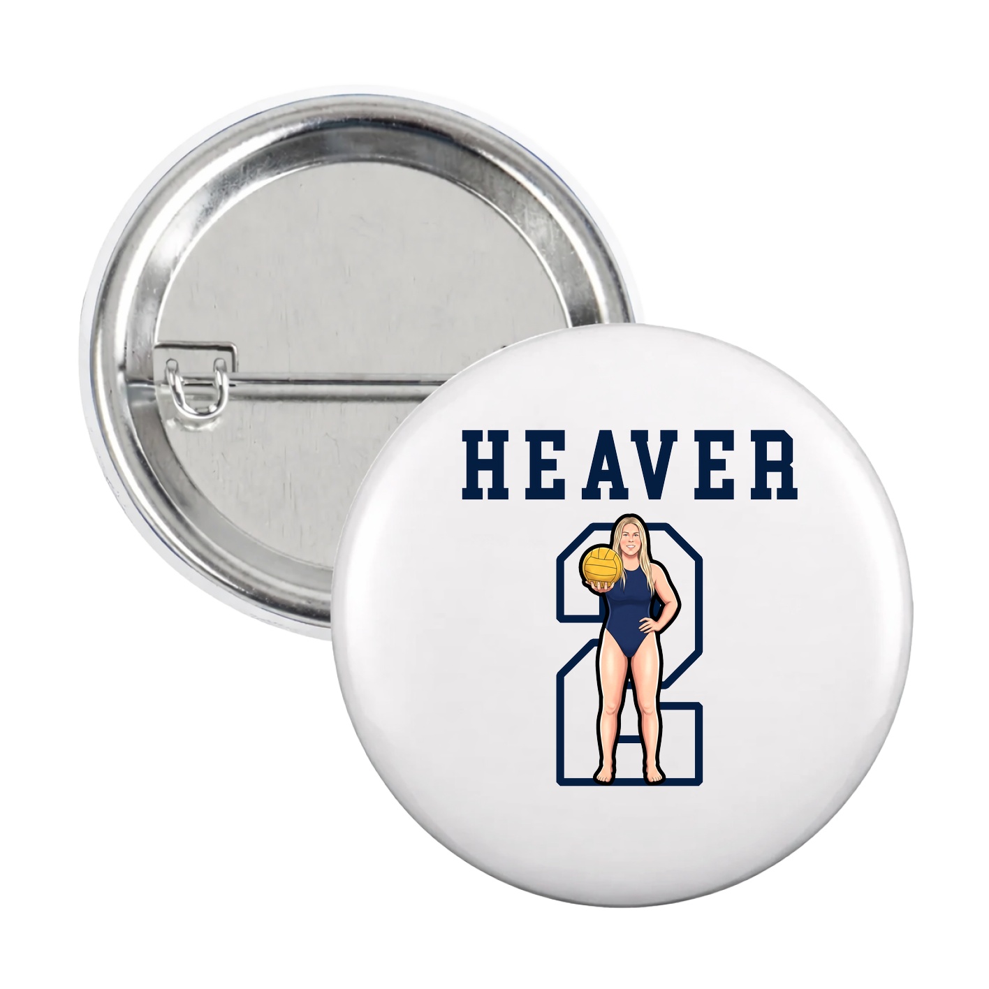 Game Day Button — Shirsey in White