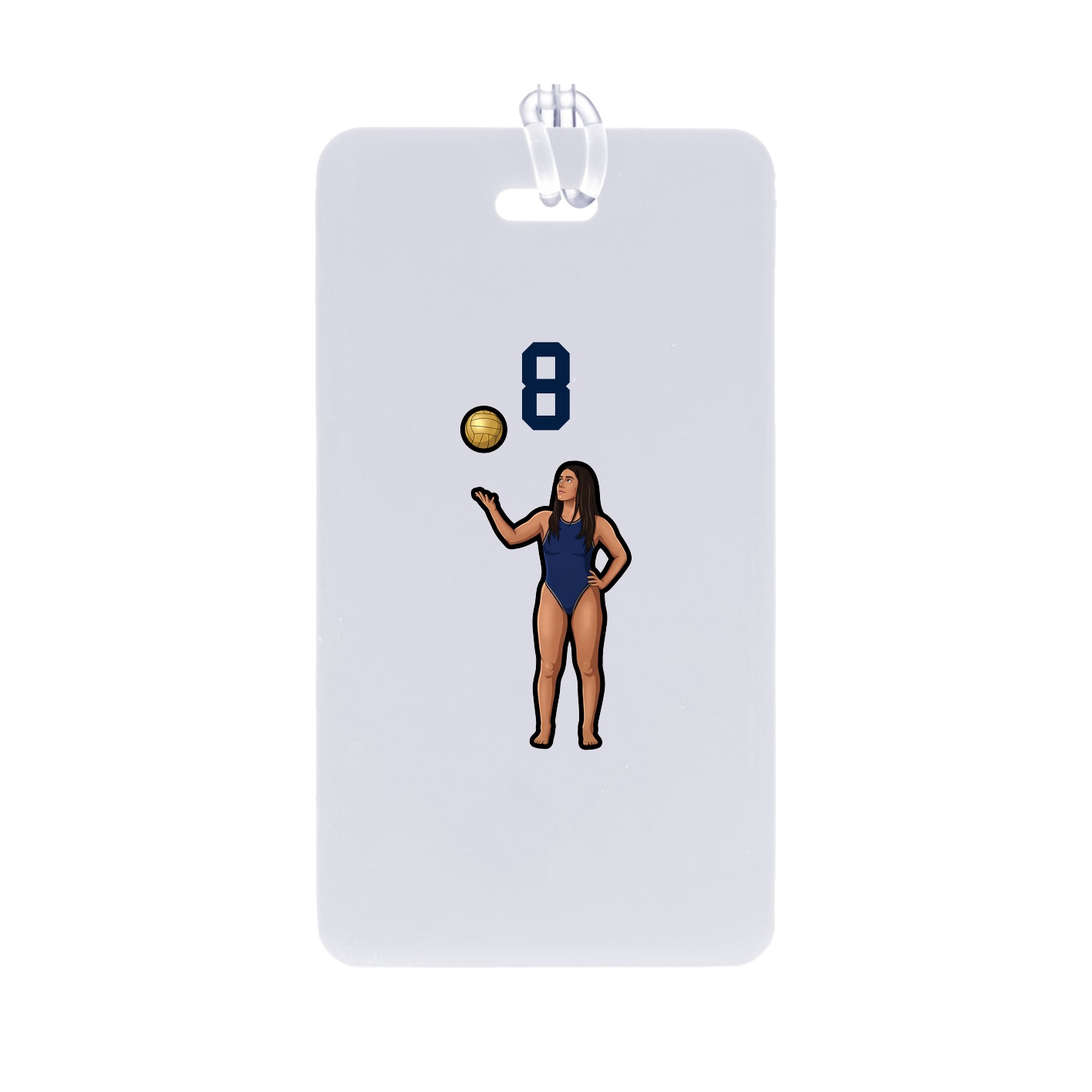 Bag Tag — Number Top in Classic