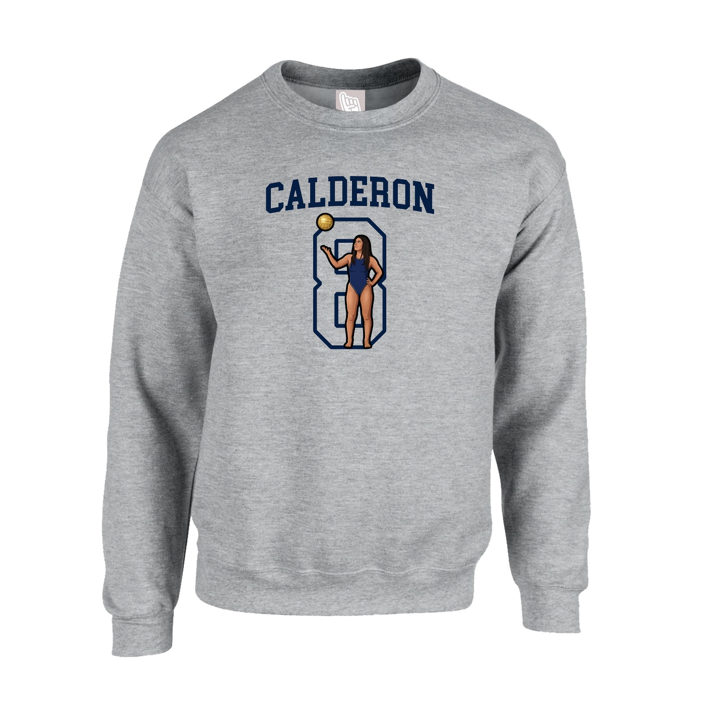 Fleece Crew — Shirsey in Grey