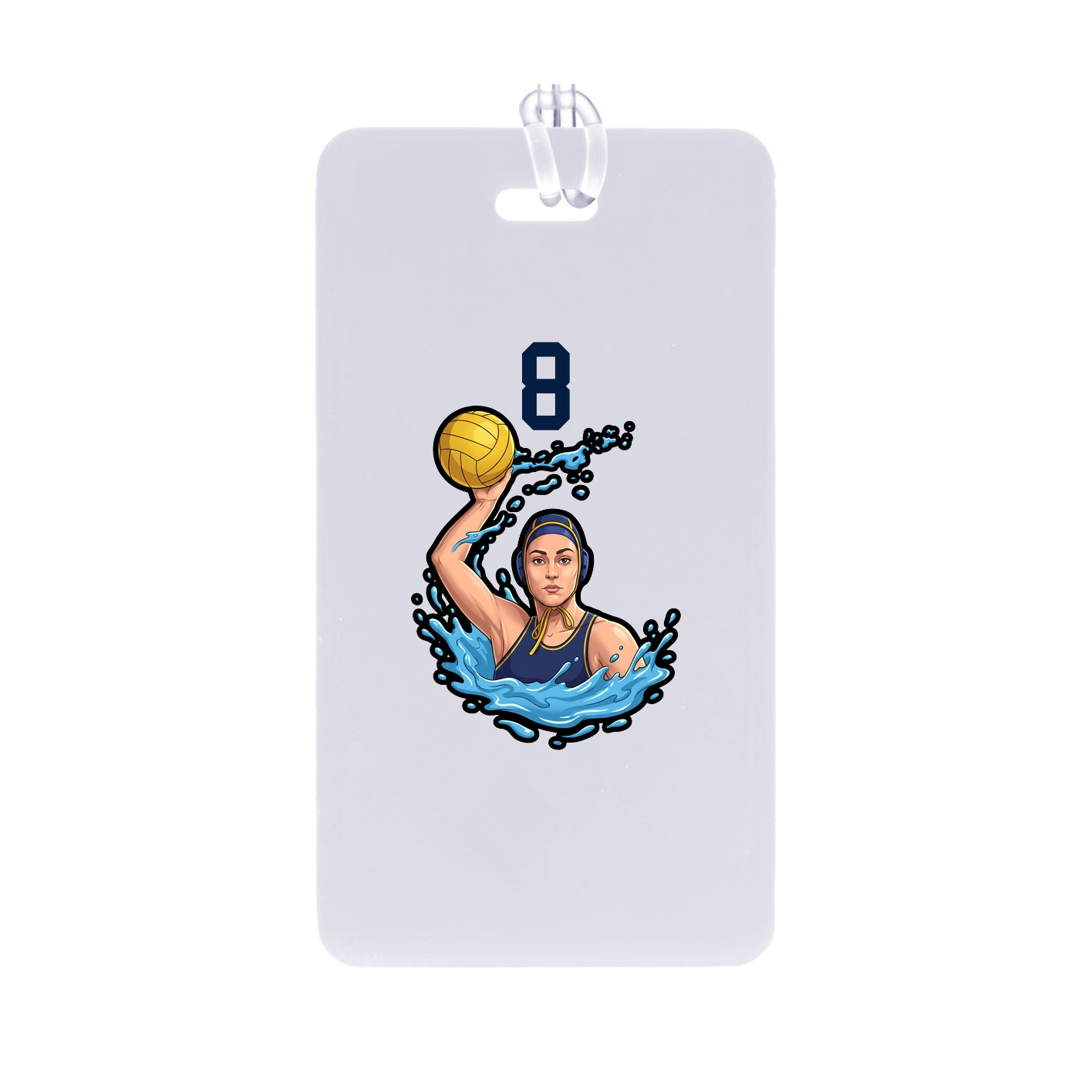 Bag Tag — Number Top in Classic