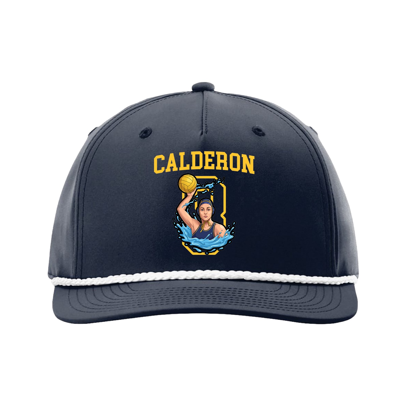 Five-Panel Classic Rope Cap — Shirsey in Navy