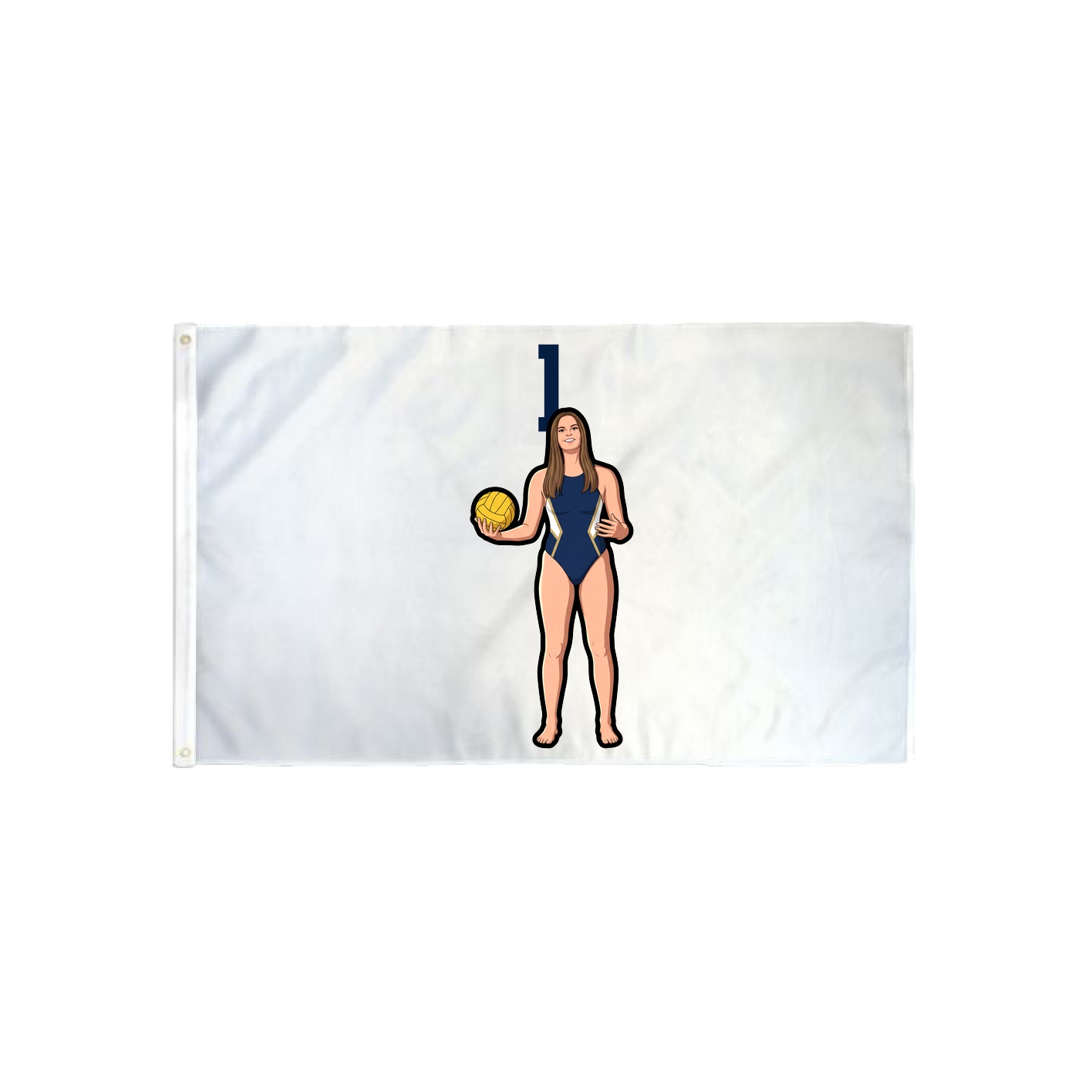 3x5 Flag — Number Top in Classic