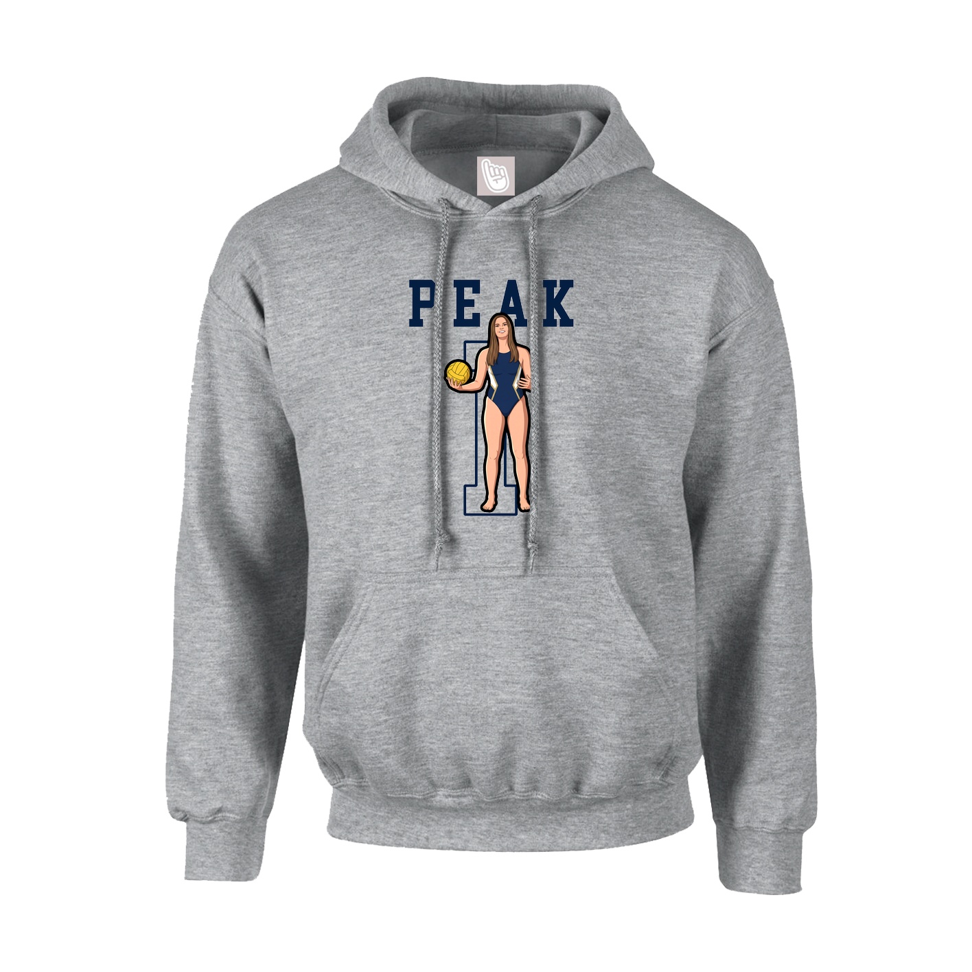 Hoodie — Shirsey in Grey