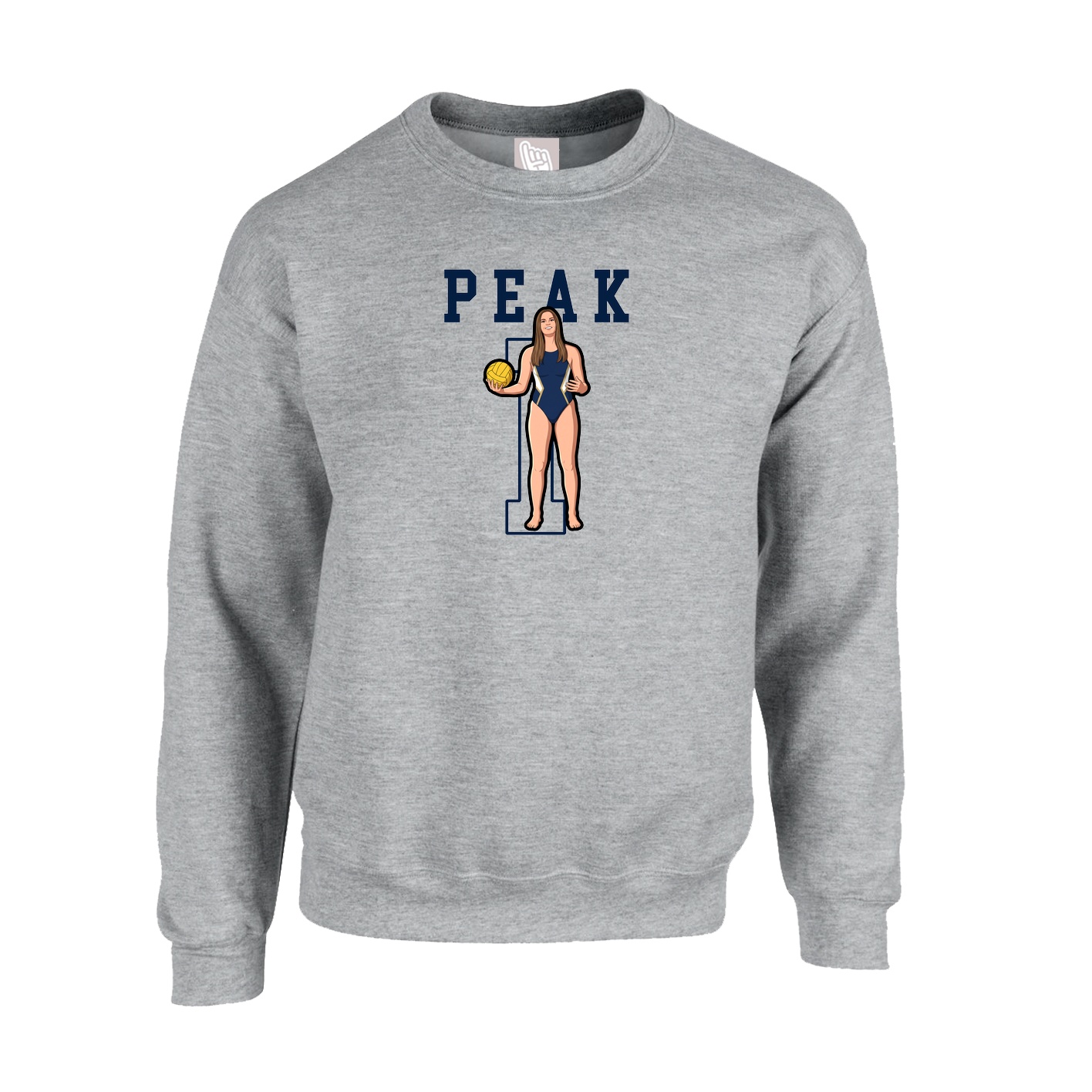 Fleece Crew — Shirsey in Grey