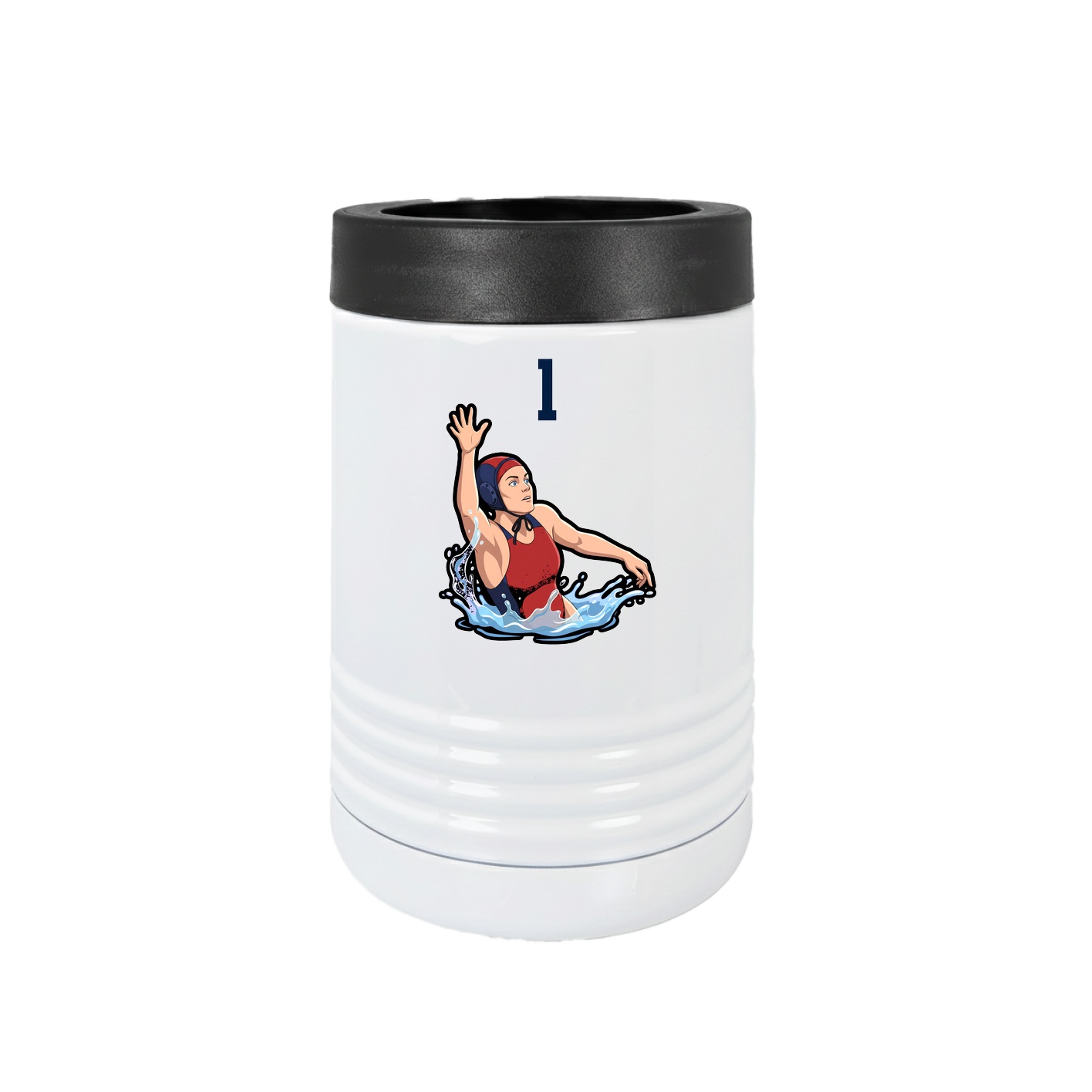 Beverage Holder — Number Top in White