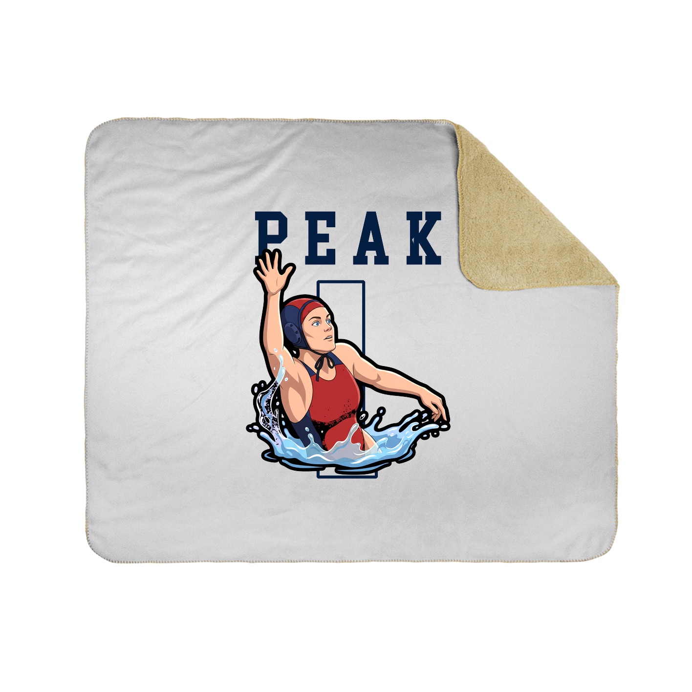 50x60 Sherpa Lined Throw Blanket