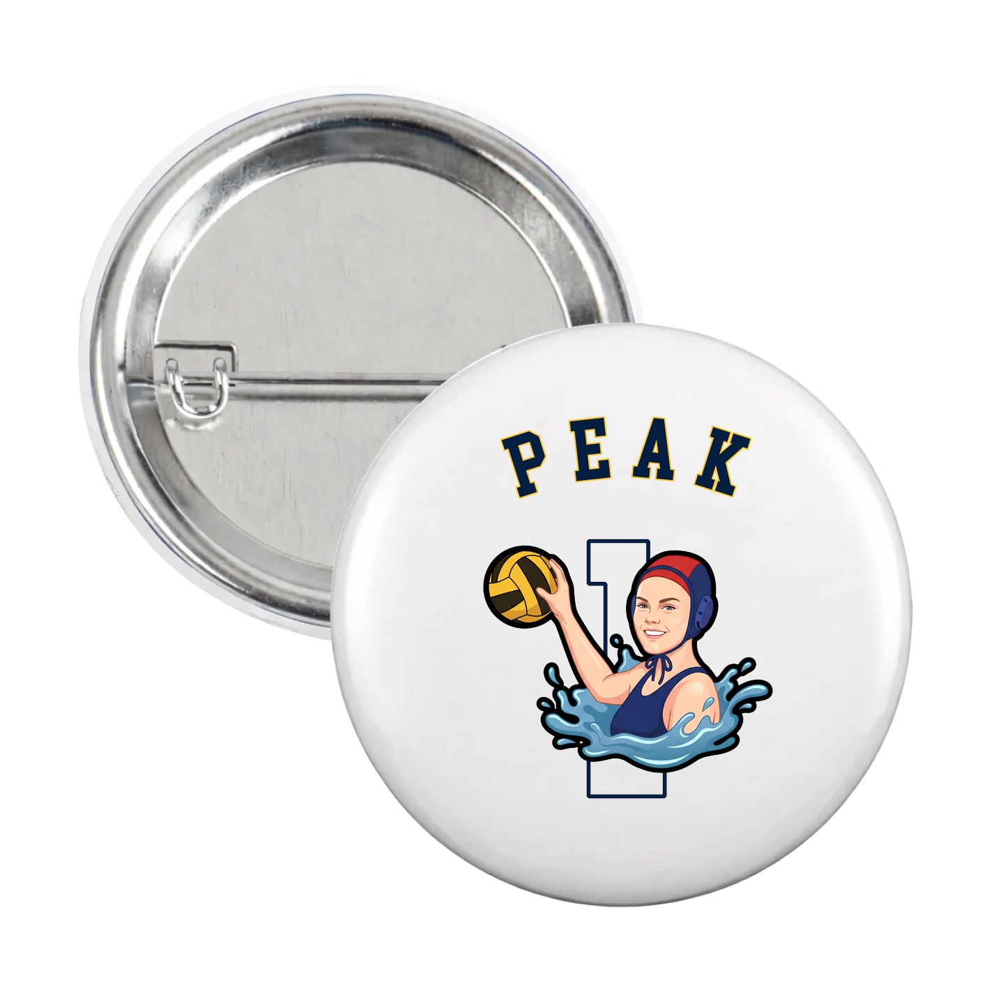 Game Day Button — Shirsey Arch in White