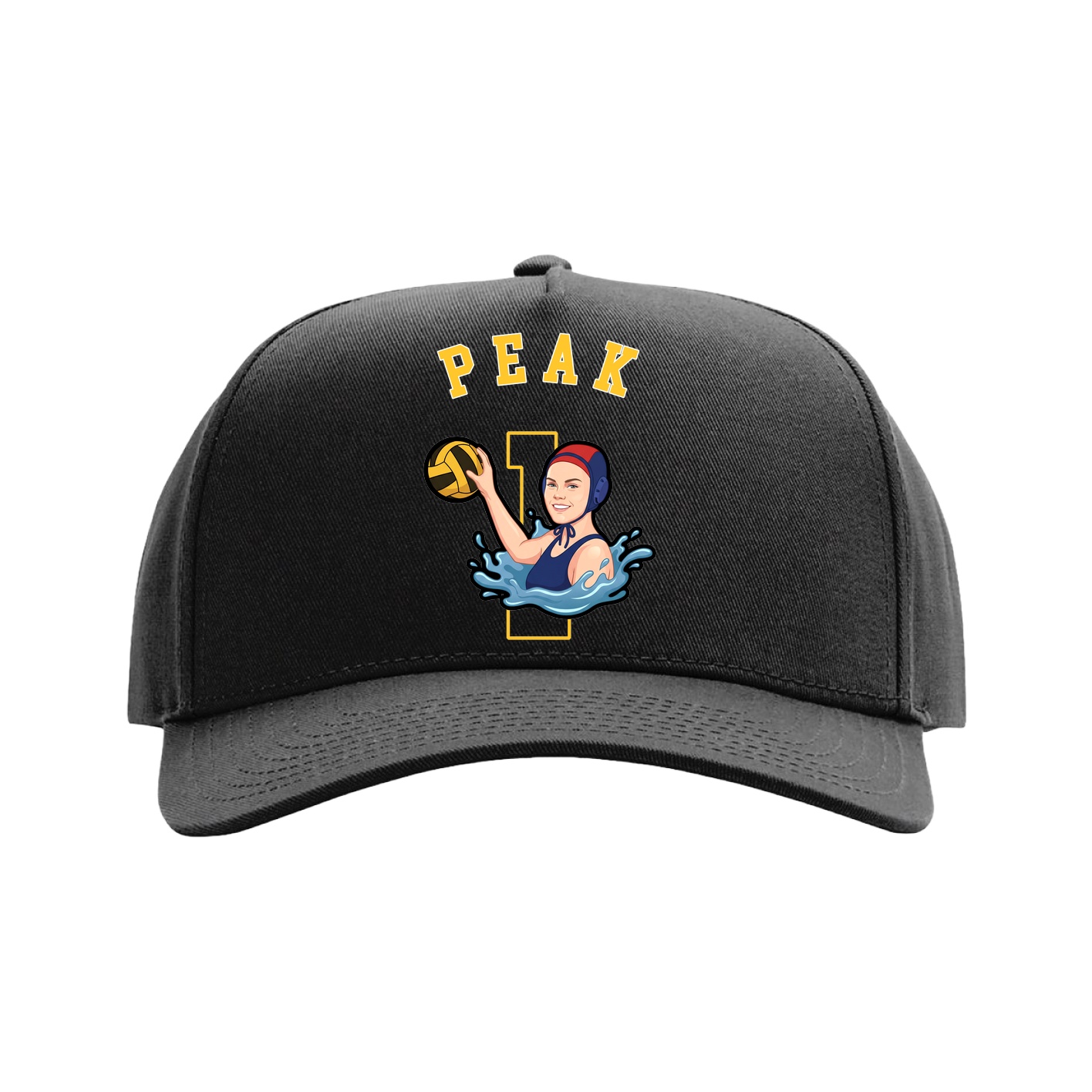 Full Fabric Five-Panel Champ Cap