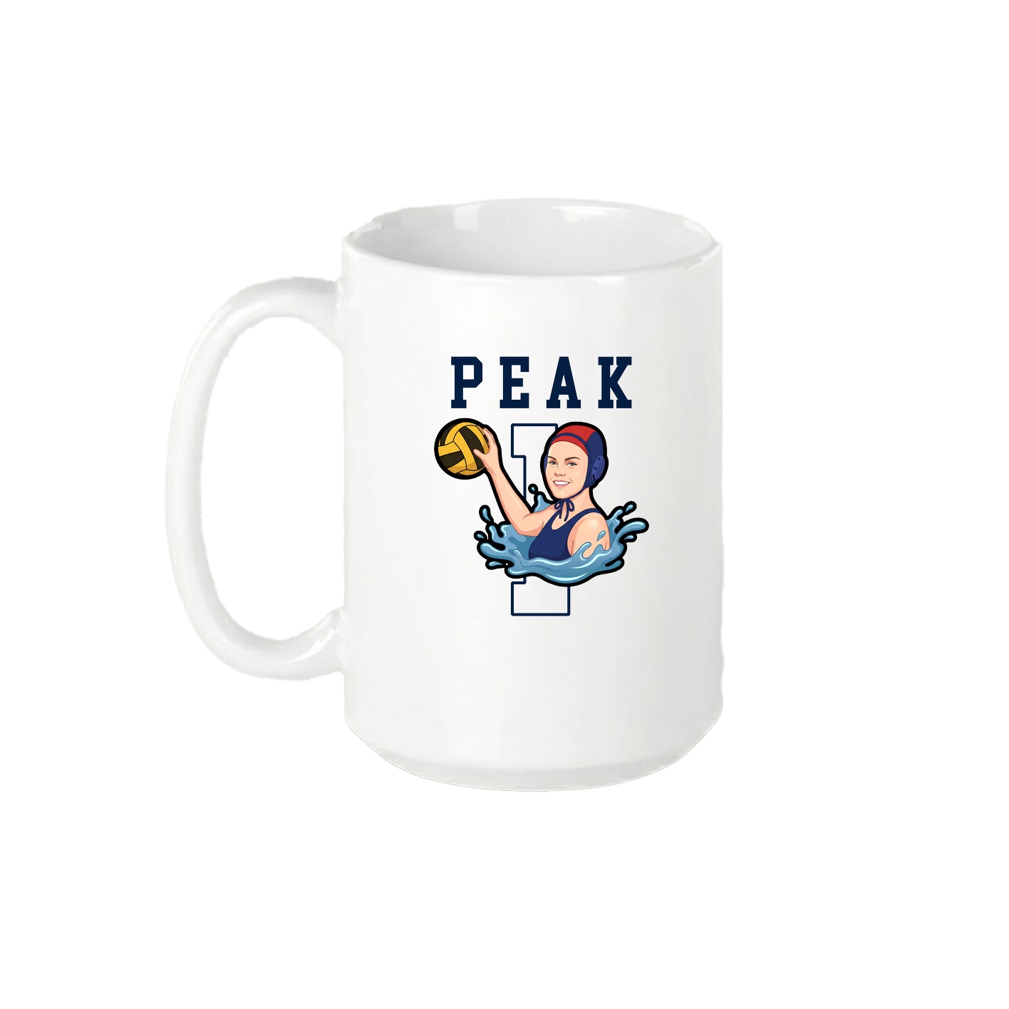15oz Coffee Mug — Shirsey in White