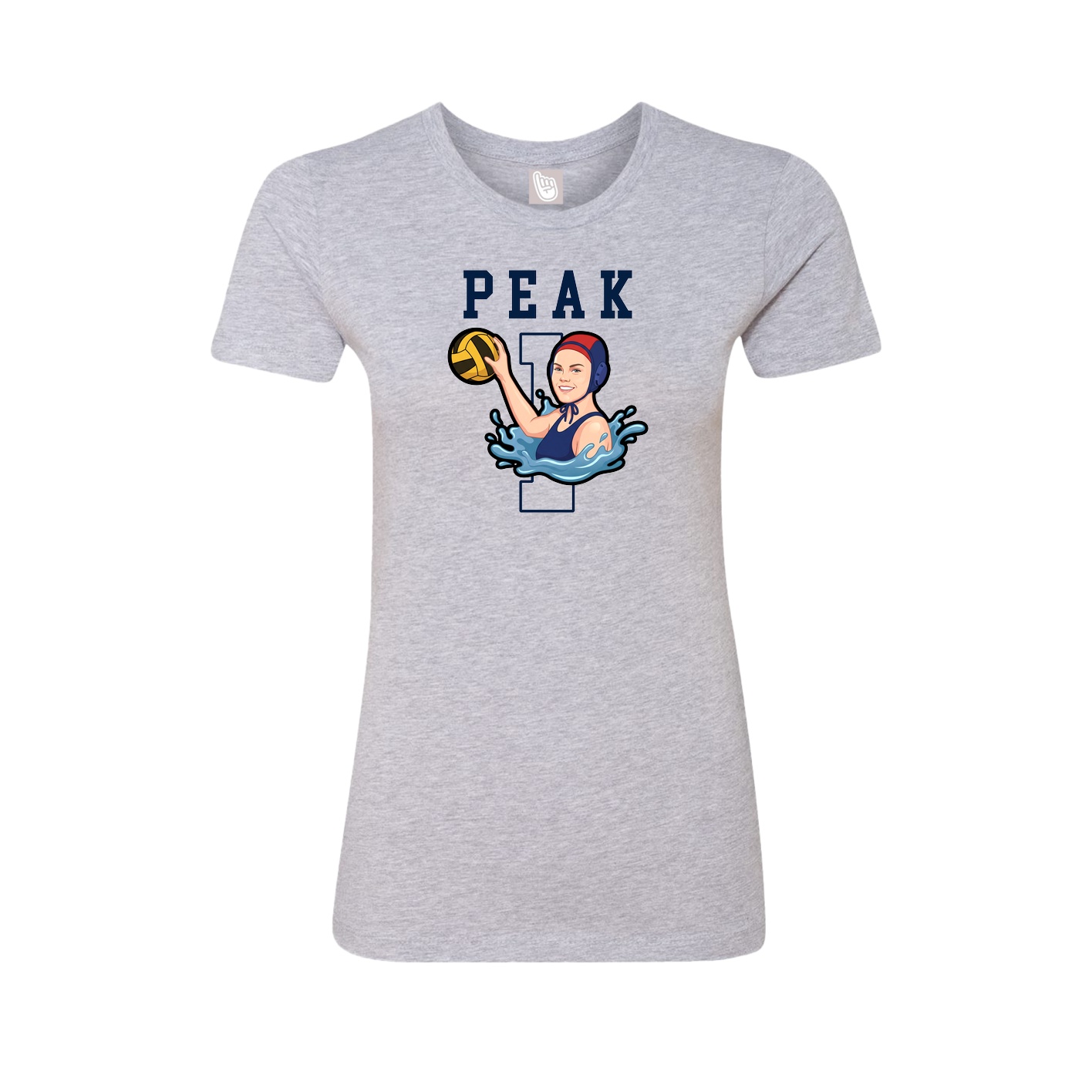 Fitted Women's Tee — Shirsey in Grey