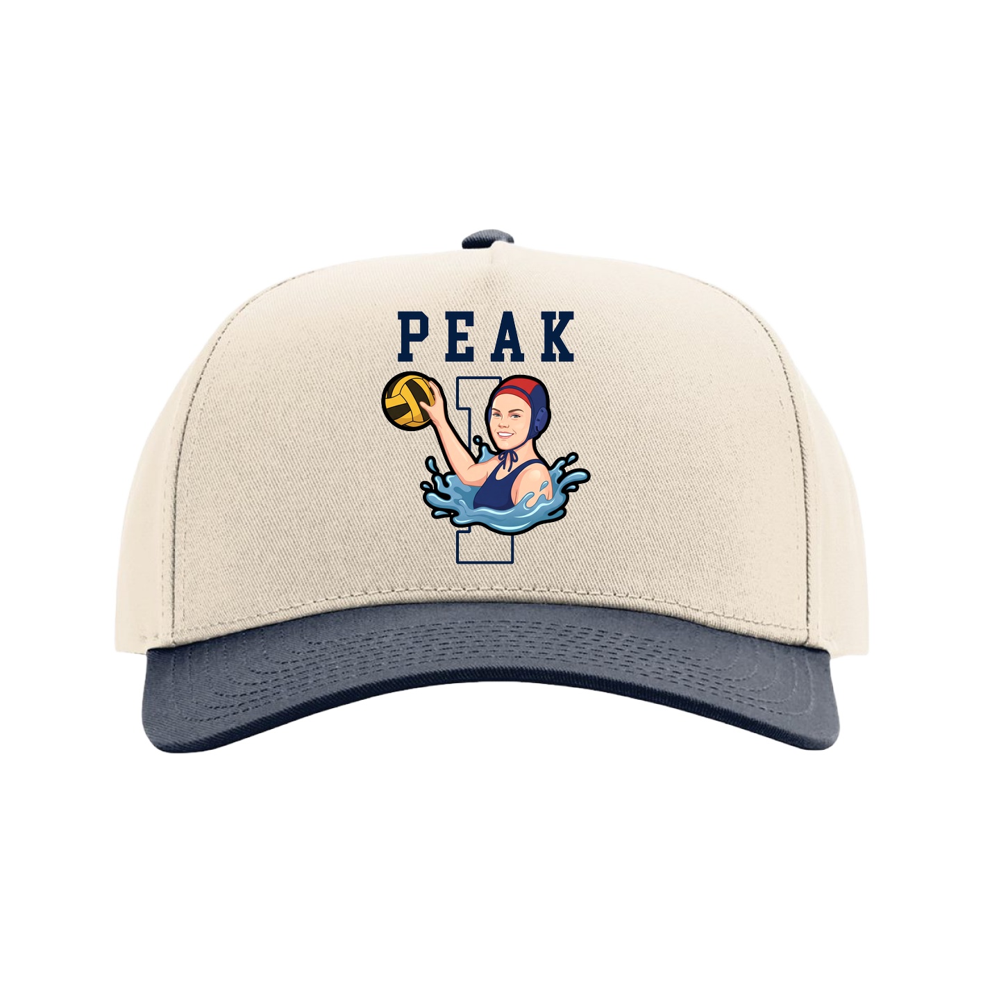 Full Fabric Five-Panel Champ Cap