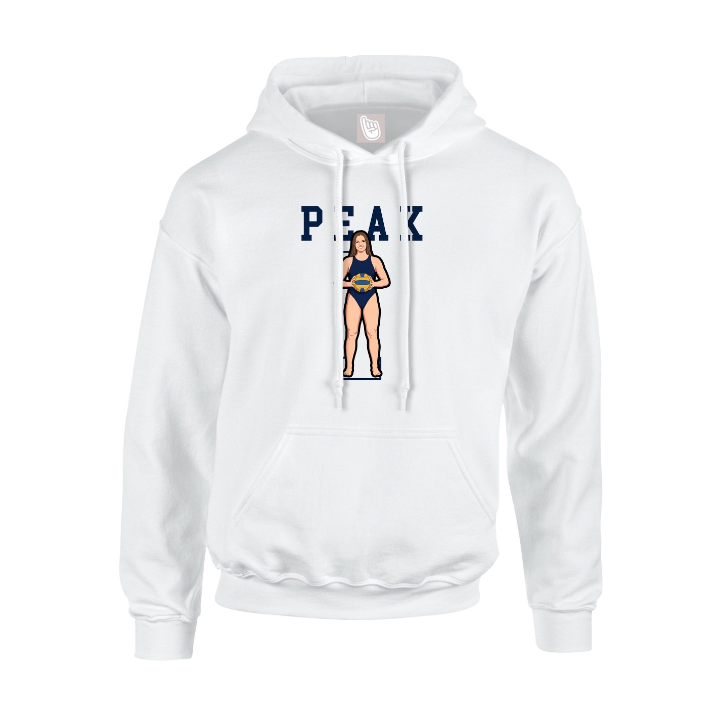 Hoodie — Shirsey in White