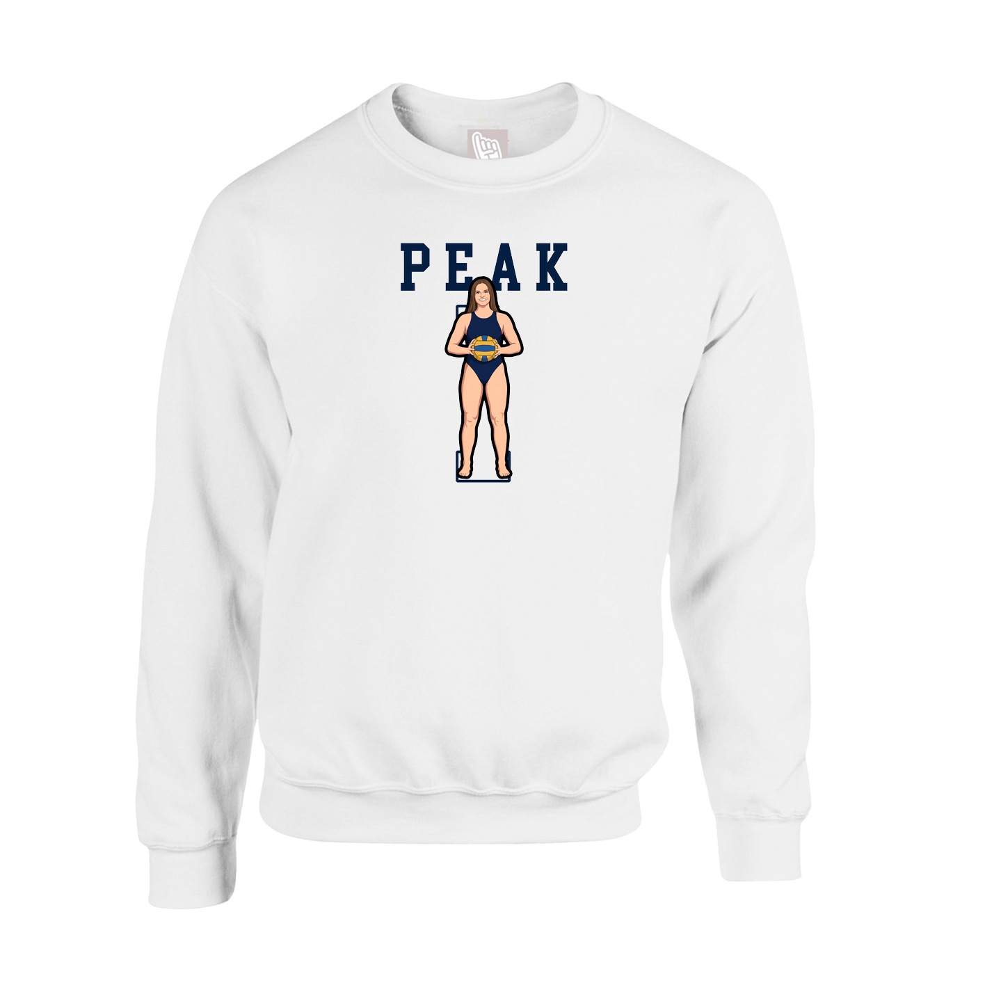 Fleece Crew — Shirsey in White